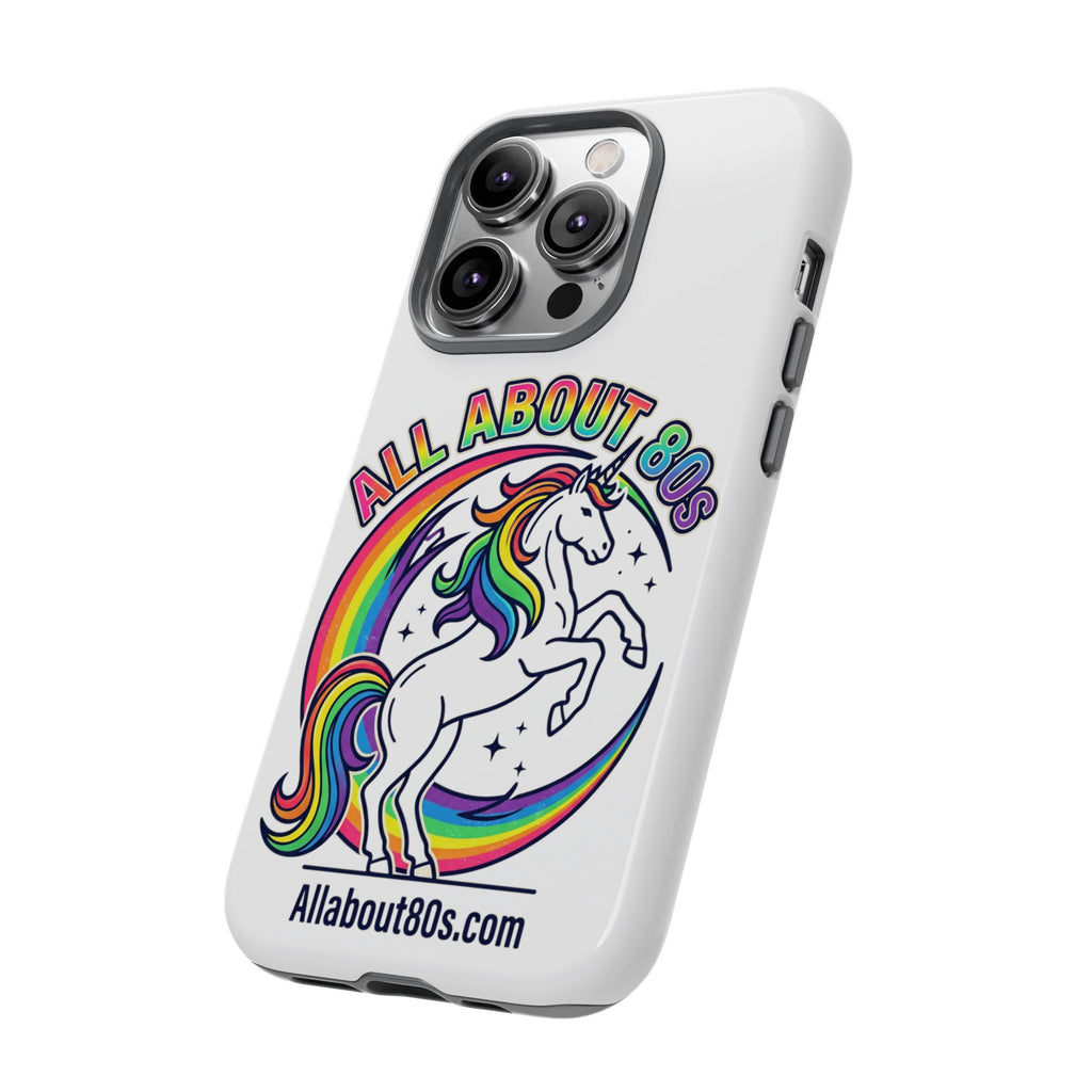 All About 80s Rainbow Unicorn Phone Case