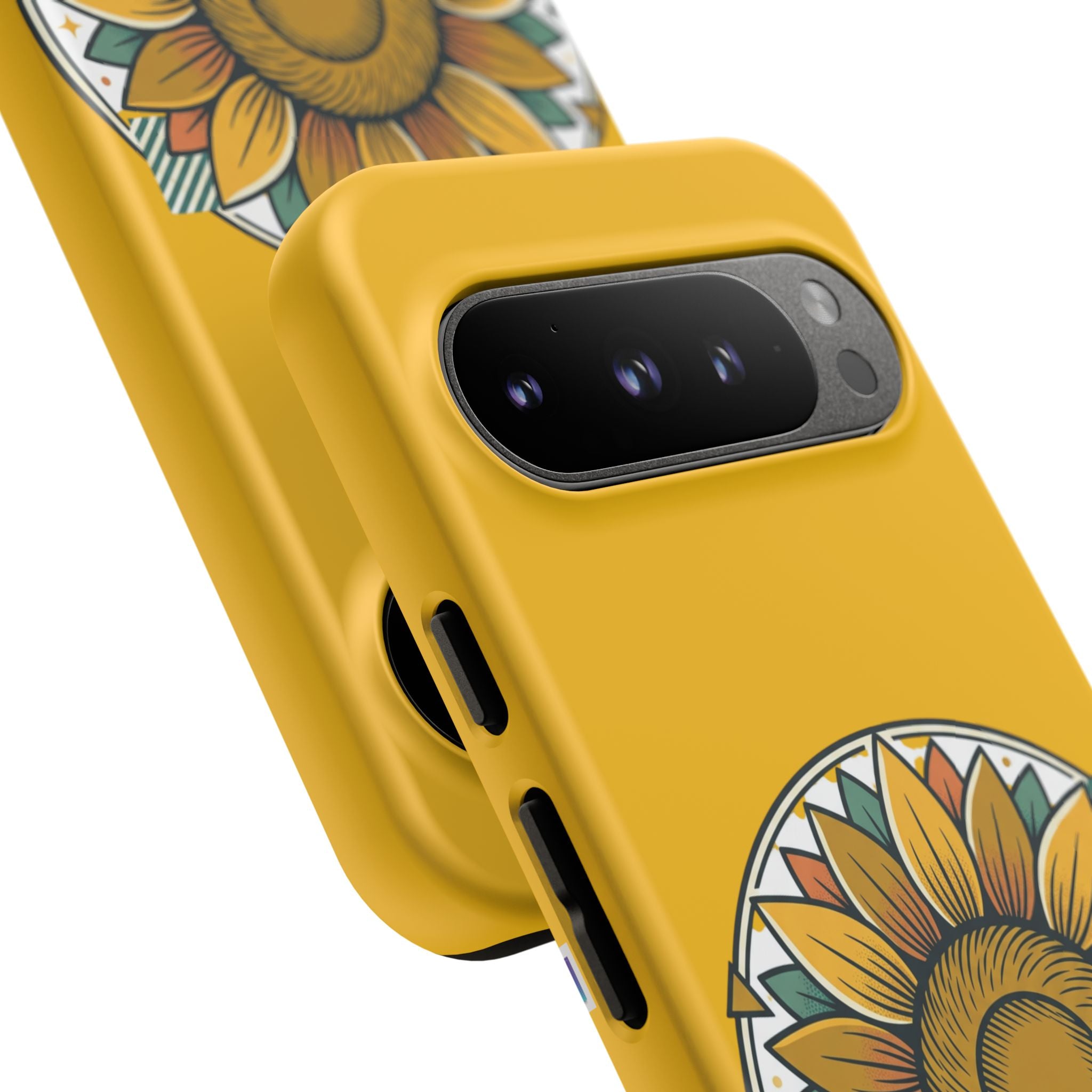 Sunflower Logo Phone Case — AllAbout80s.com Yellow Protective Cover