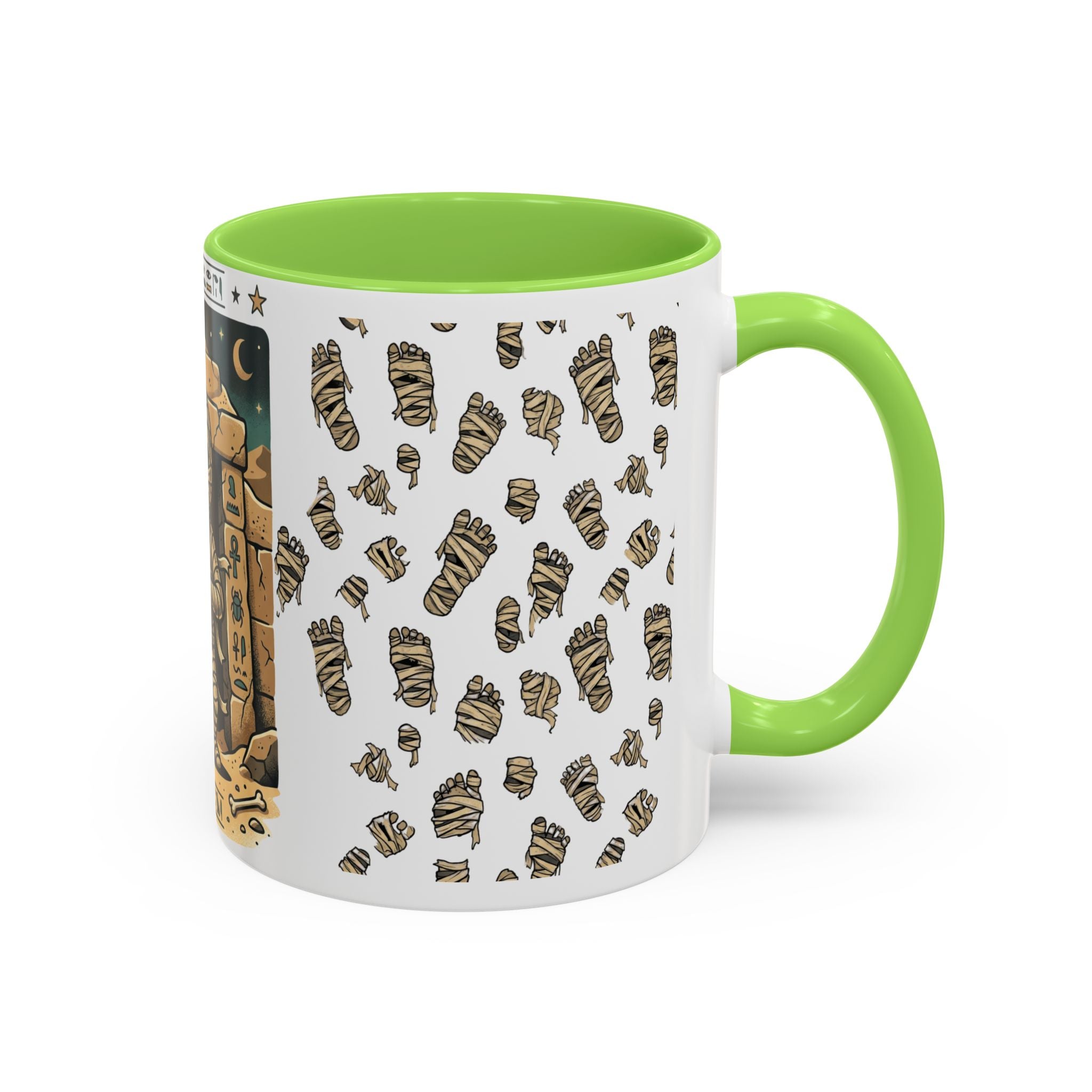 Mummy Mug – Cute Cartoon Egyptian Mummy Coffee Cup (11oz & 15oz)