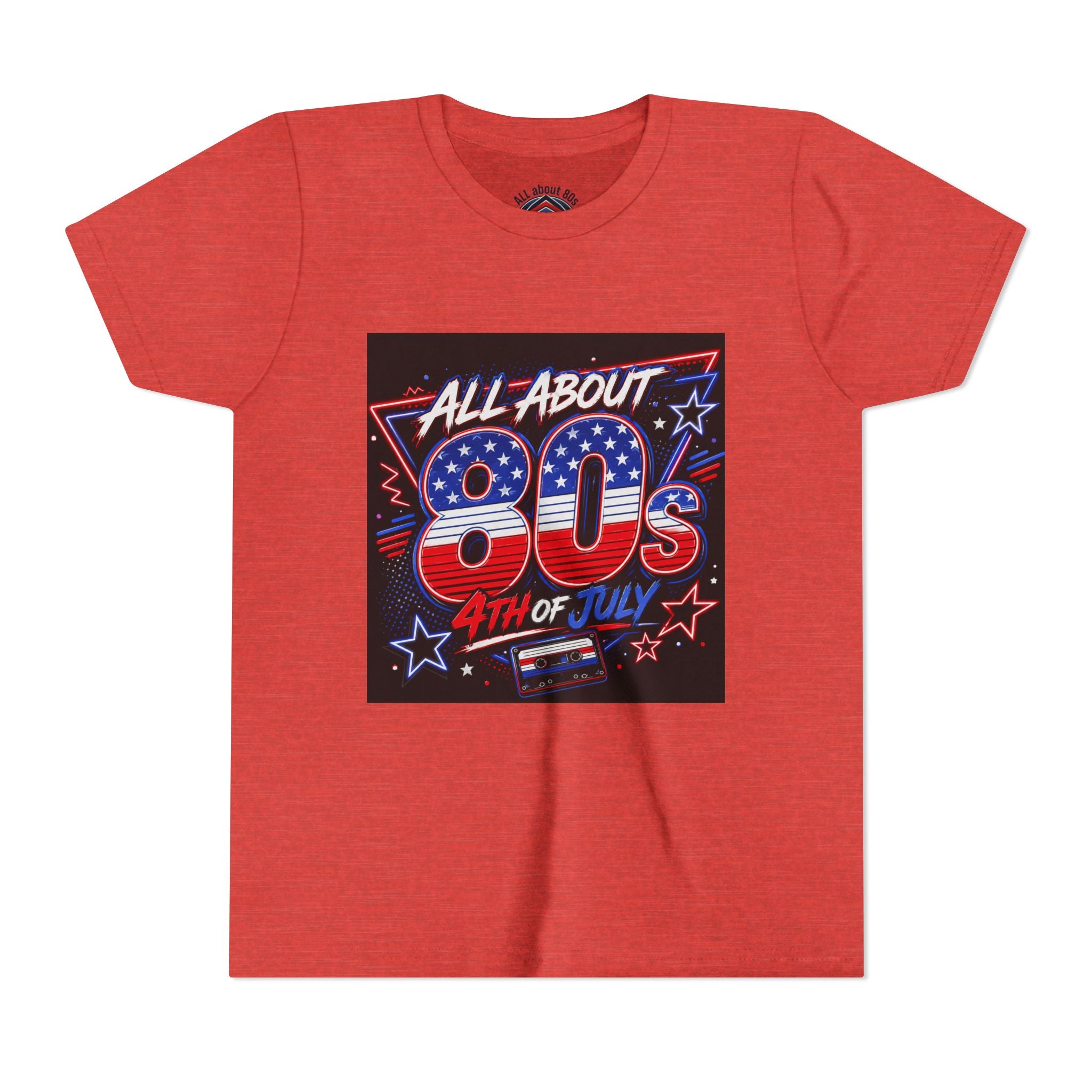 All About 80s 4th of July Youth Tee