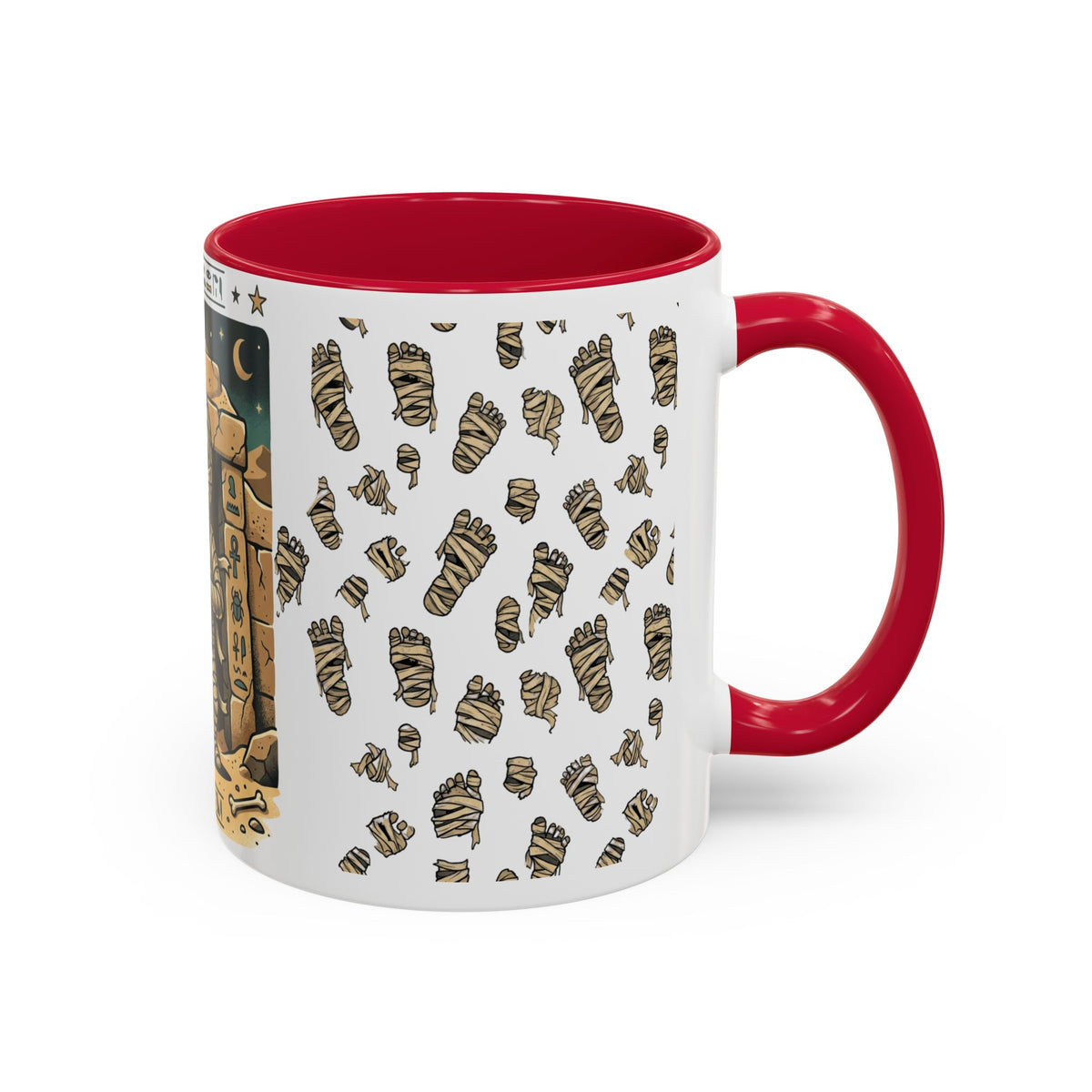 Mummy Mug – Cute Cartoon Egyptian Mummy Coffee Cup (11oz & 15oz)