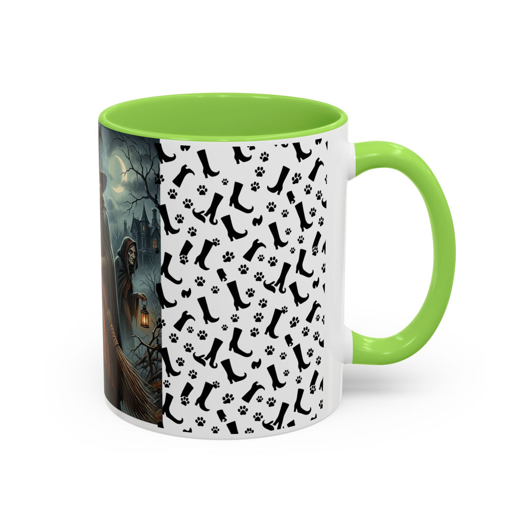 Witches Night Ceramic Mug — Spooky Witch Coven Halloween Coffee Cup (11oz/15oz)
