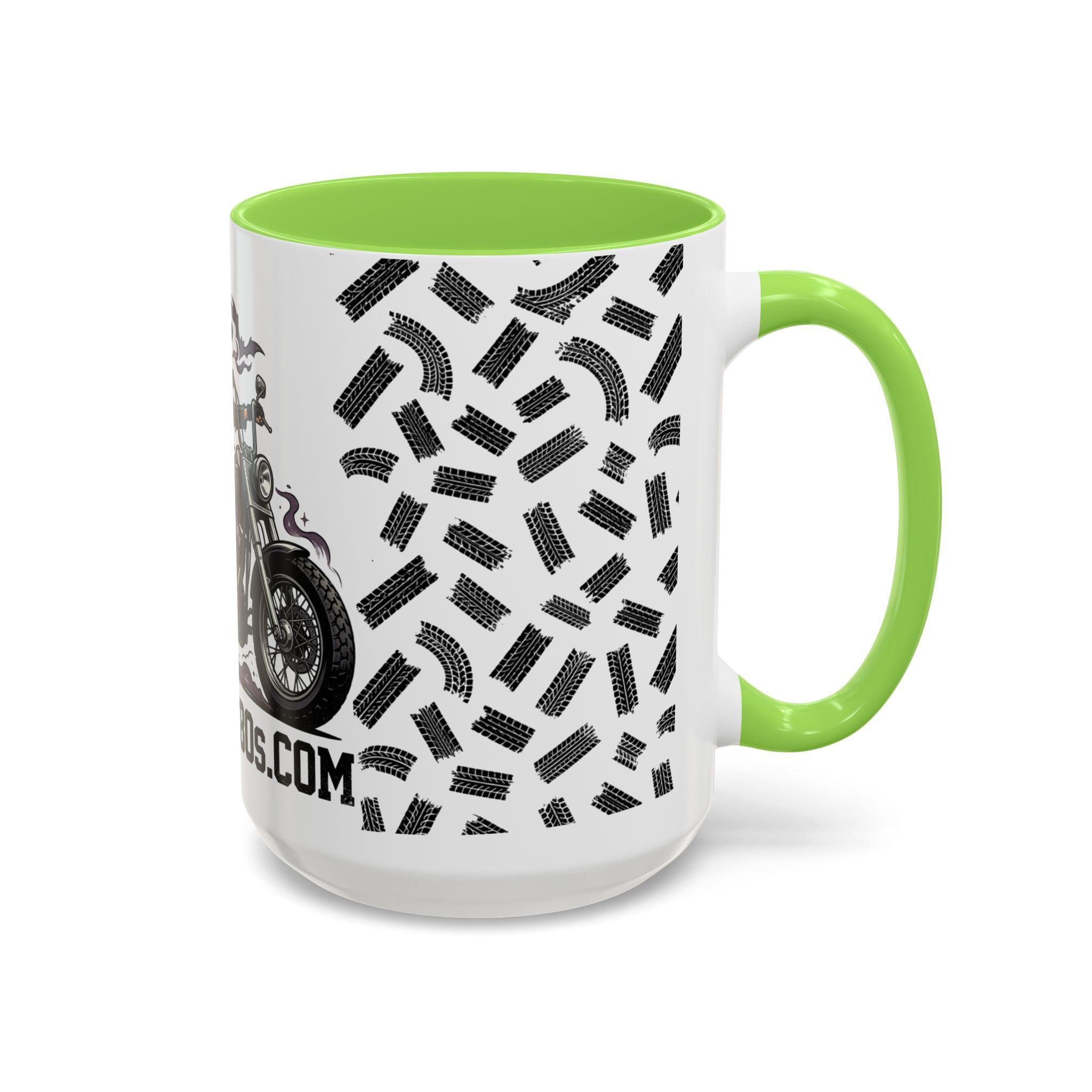 Witch Biker Mug – Motorcycle Witch Coffee Cup (11oz/15oz)