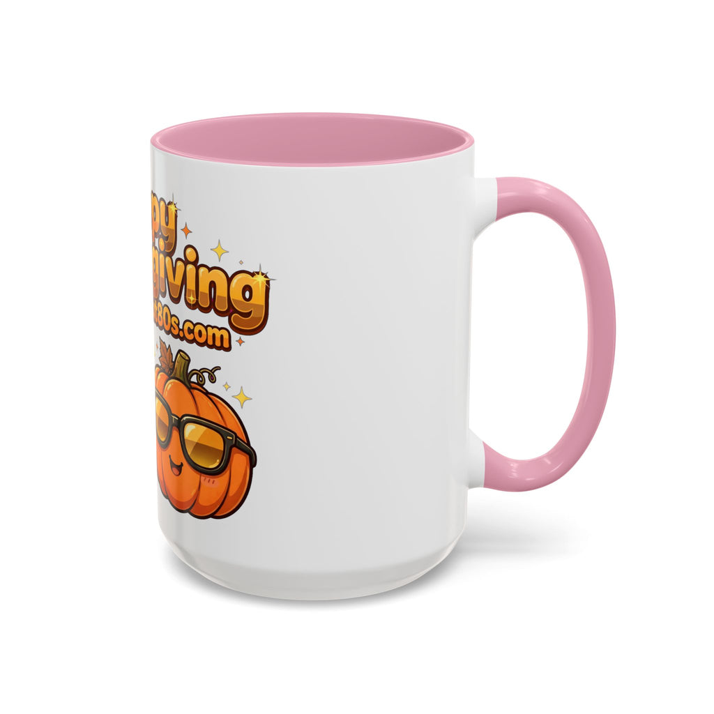 Happy Thanksgiving Pumpkin & Scarecrow Mug – Festive Fall Coffee Cup (11oz, 15oz)
