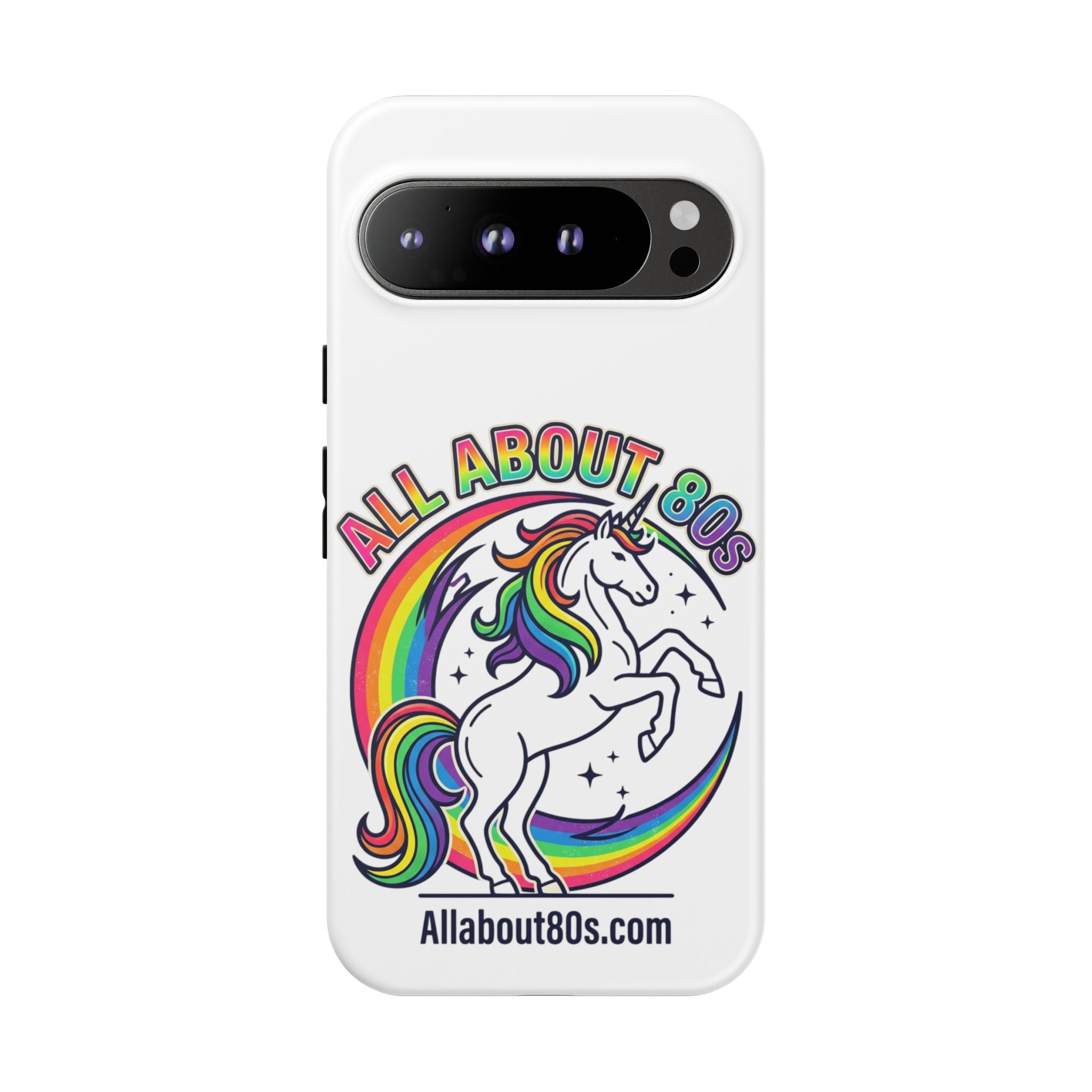 All About 80s Rainbow Unicorn Phone Case