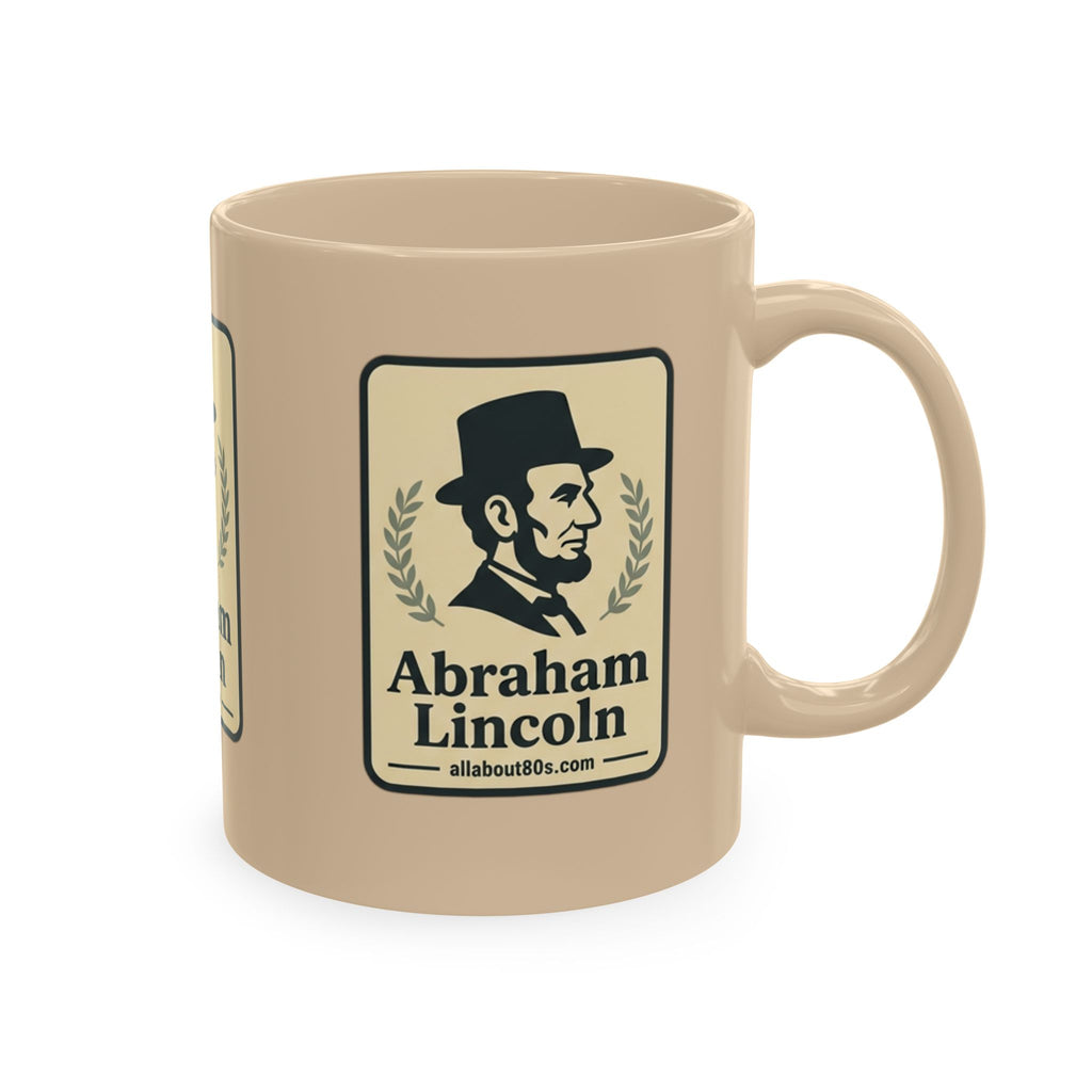 Abraham Lincoln Ceramic Mug – Vintage Portrait Political History Coffee Cup
