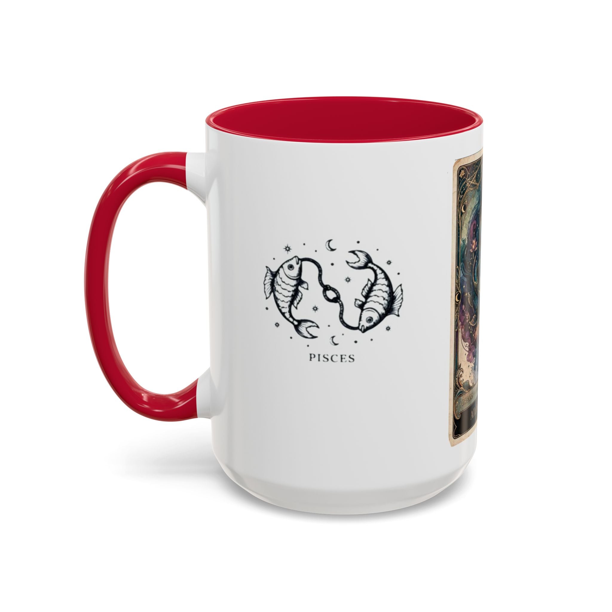 Pisces Zodiac Mug – Artistic Pisces Fish Coffee Cup (11oz & 15oz)