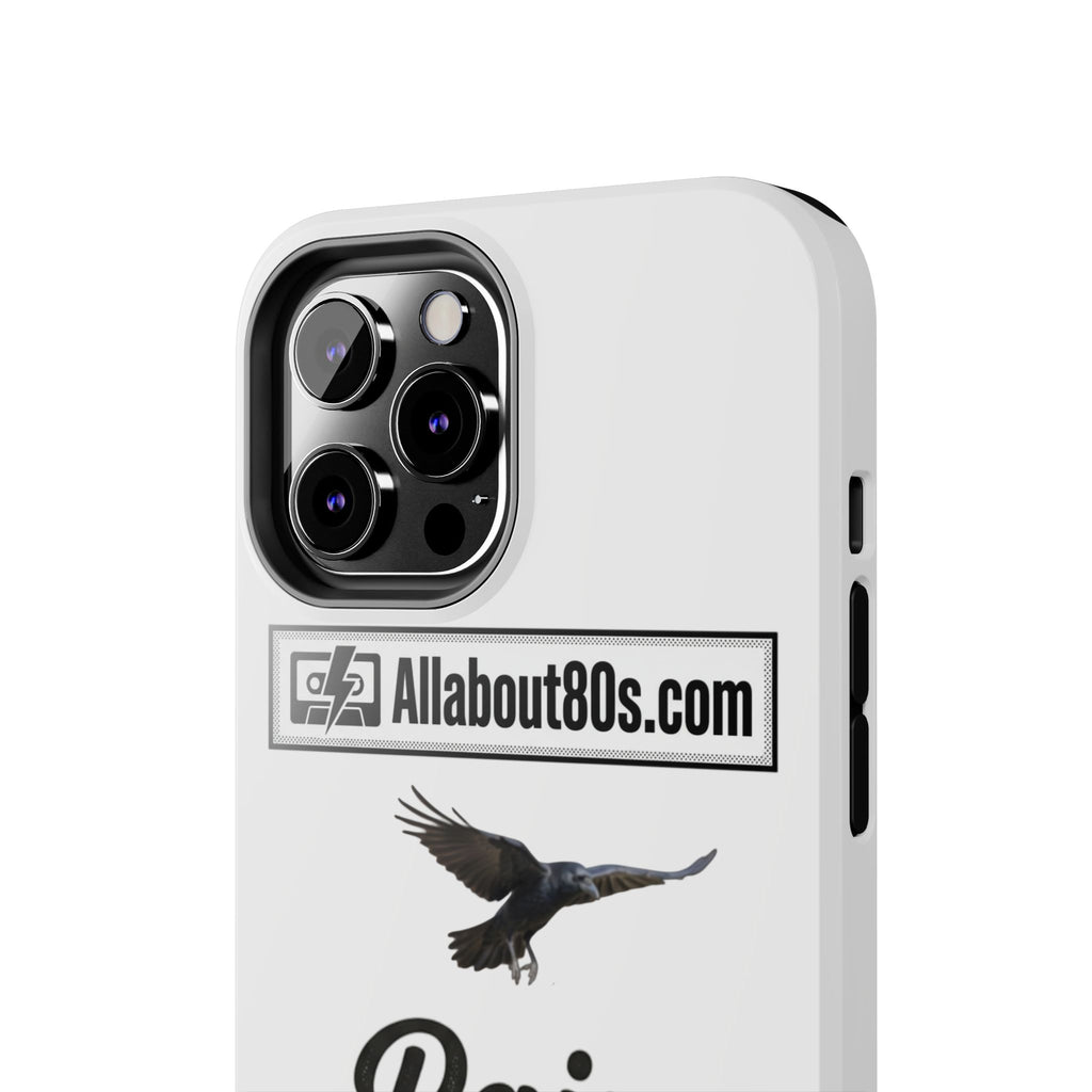 Tough Phone Case — "Rain Fades. Memories Don't" Raven Phone Cover, Protective iPhone Case