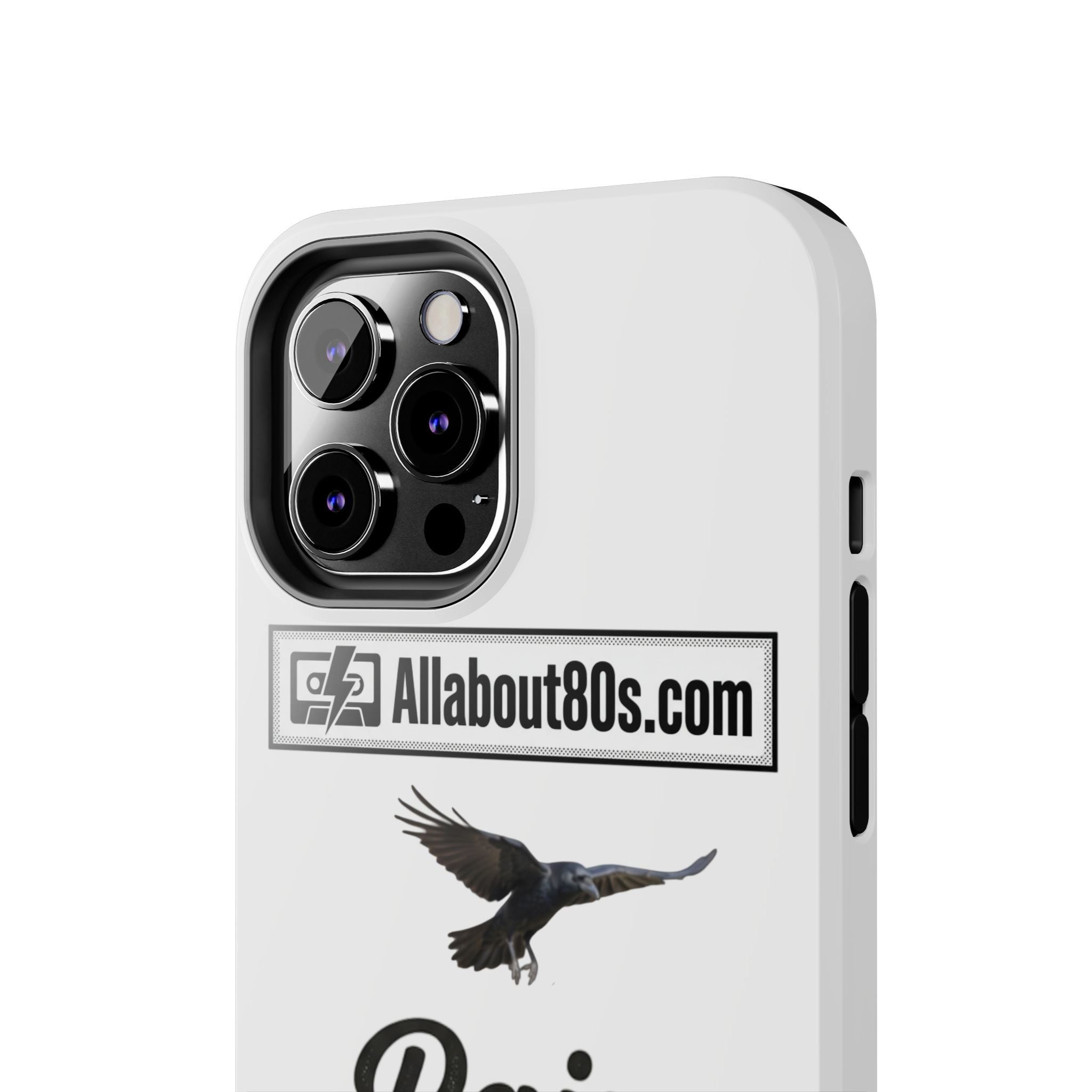 Tough Phone Case — "Rain Fades. Memories Don't" Raven Phone Cover, Protective iPhone Case