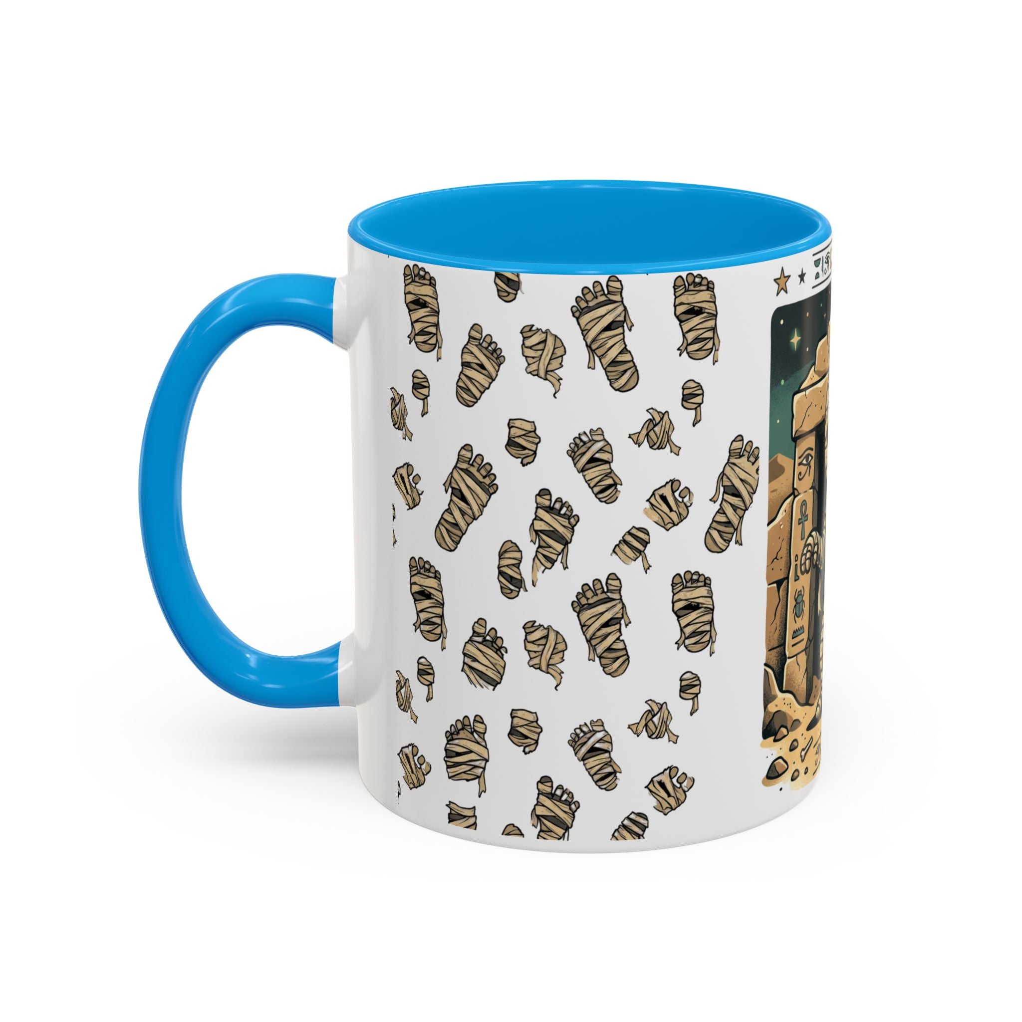 Mummy Mug – Cute Cartoon Egyptian Mummy Coffee Cup (11oz & 15oz)