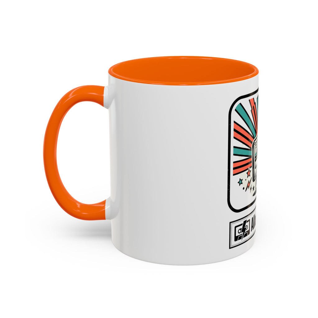 Allabout80s.com Retro Logo Accent Coffee Mug (11/15oz)