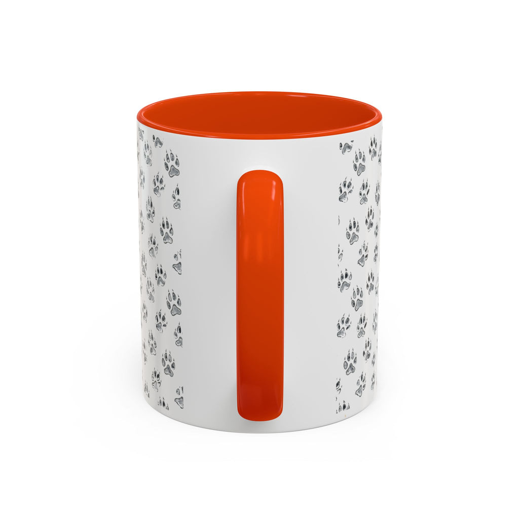 Werewolf Pawprint Mug — Gothic Moonlit Monster Coffee Cup (11oz & 15oz)