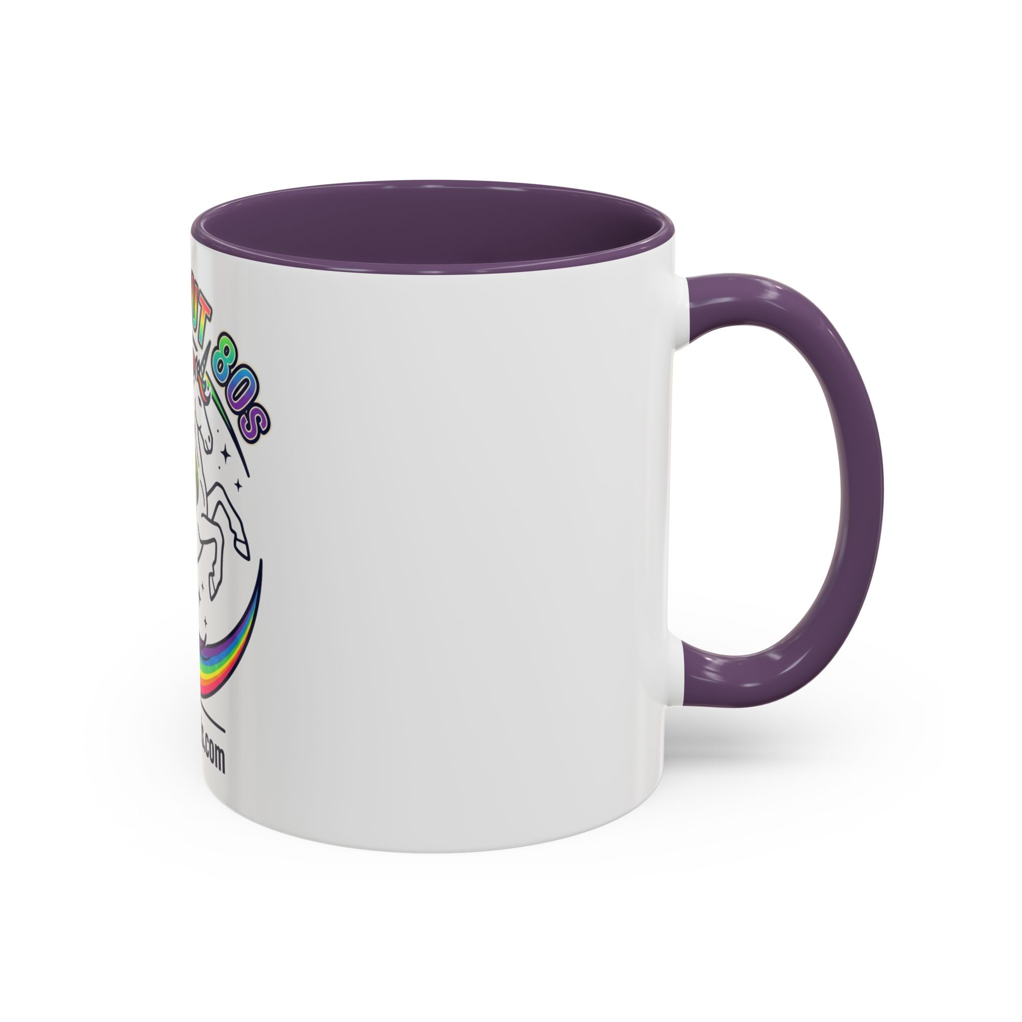 All About 80s Unicorn Rainbow Coffee Mug (11/15oz)