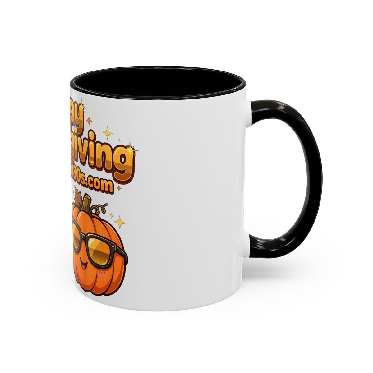 Happy Thanksgiving Pumpkin & Scarecrow Mug – Festive Fall Coffee Cup (11oz, 15oz)