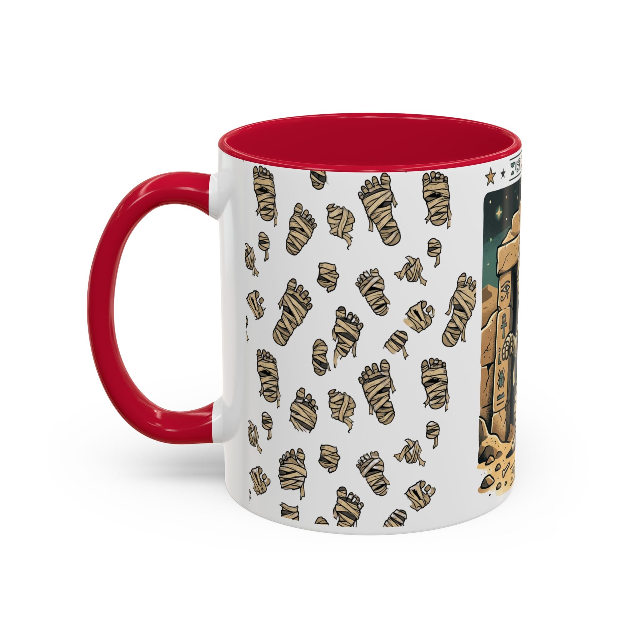 Mummy Mug – Cute Cartoon Egyptian Mummy Coffee Cup (11oz & 15oz)
