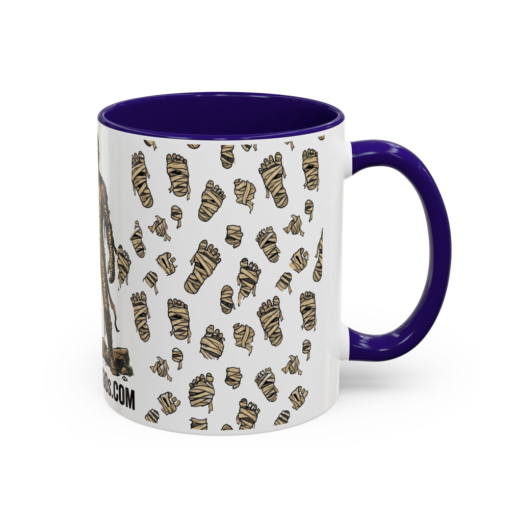 Mummy Pattern Coffee Mug (11oz & 15oz) – Retro Monster Tea Cup with AllAbout80s.com Design