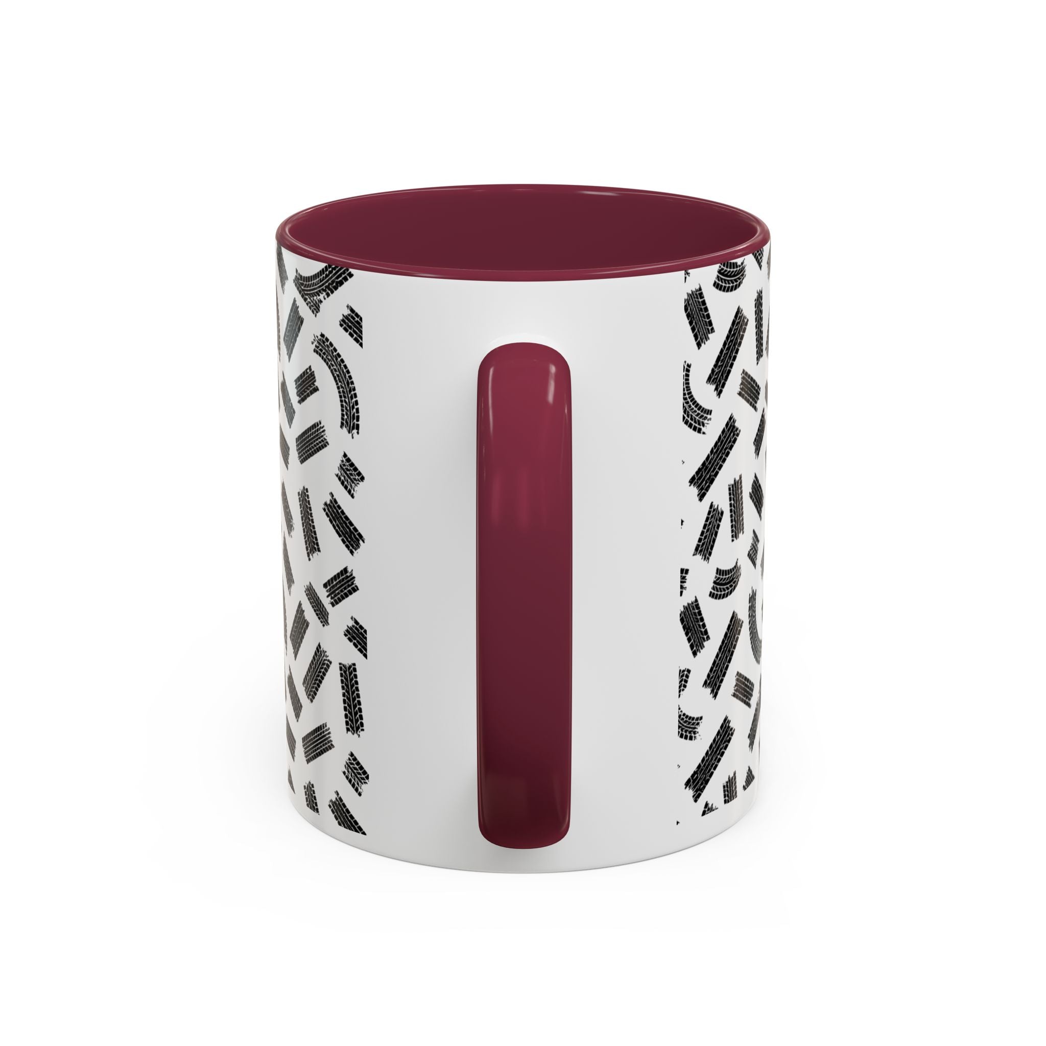 Witch Motorcycle Mug — Red-Haired Biker Witch Ceramic Coffee Cup