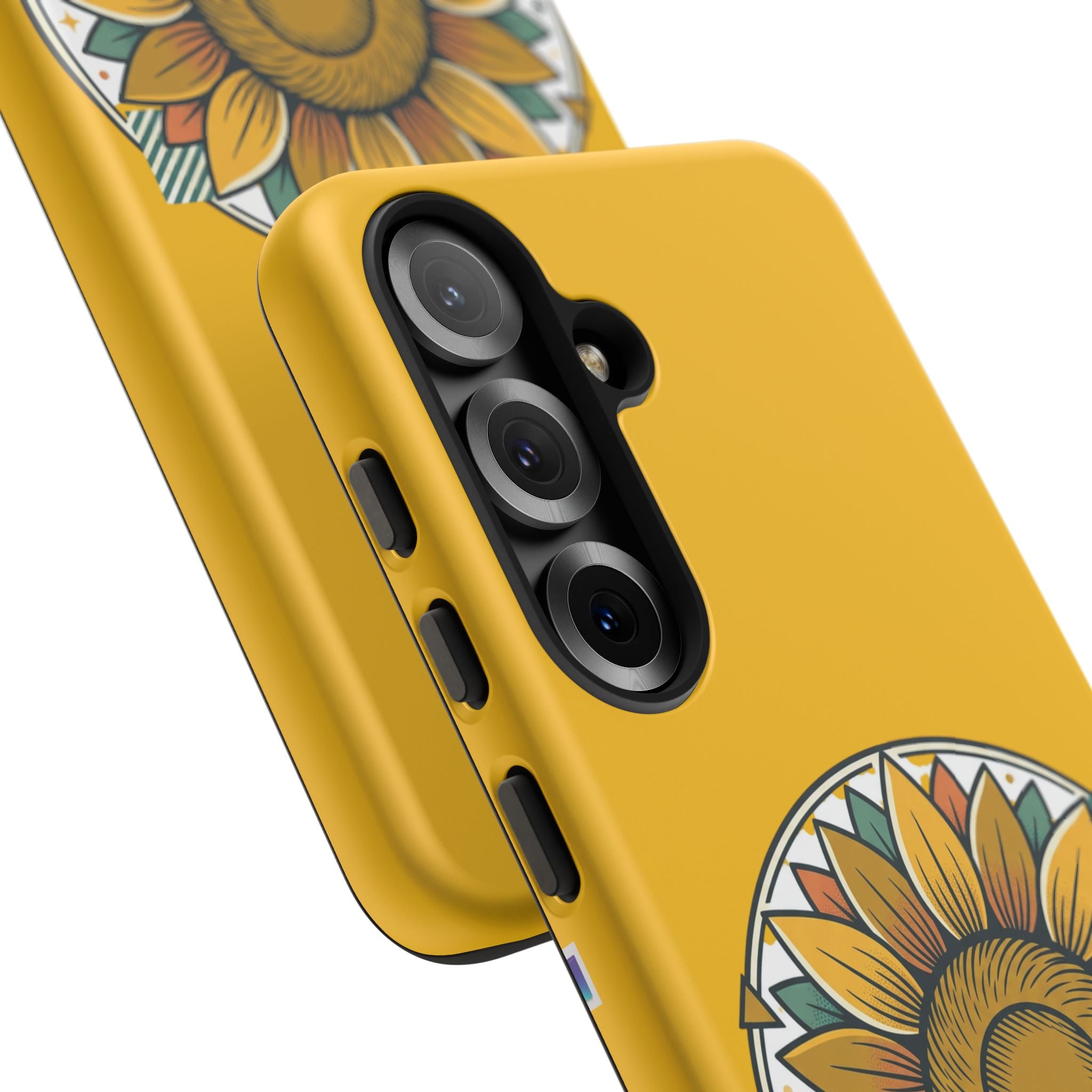Sunflower Logo Phone Case — AllAbout80s.com Yellow Protective Cover