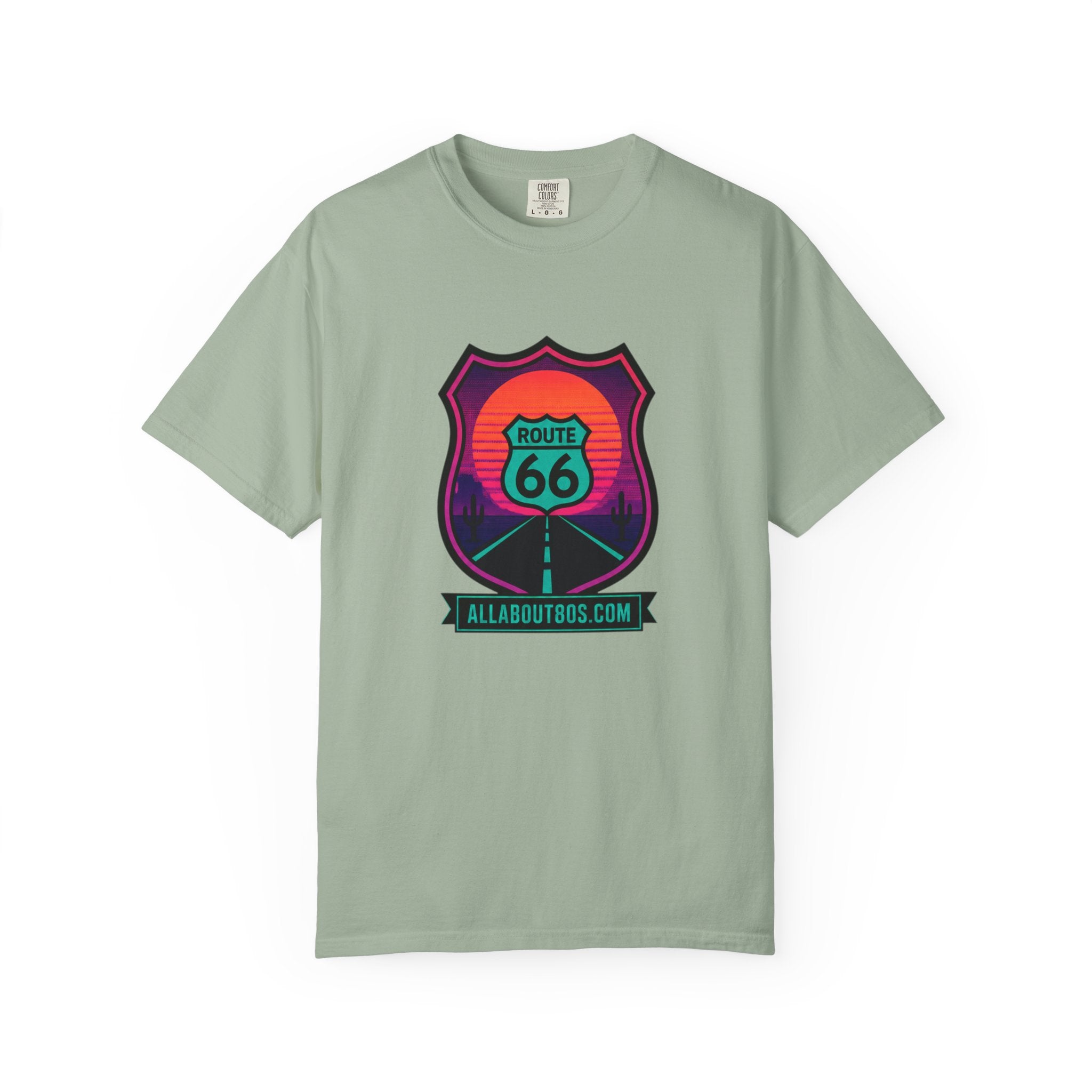 Route 66 Sunset T‑Shirt — Retro Roadtrip Graphic Tee