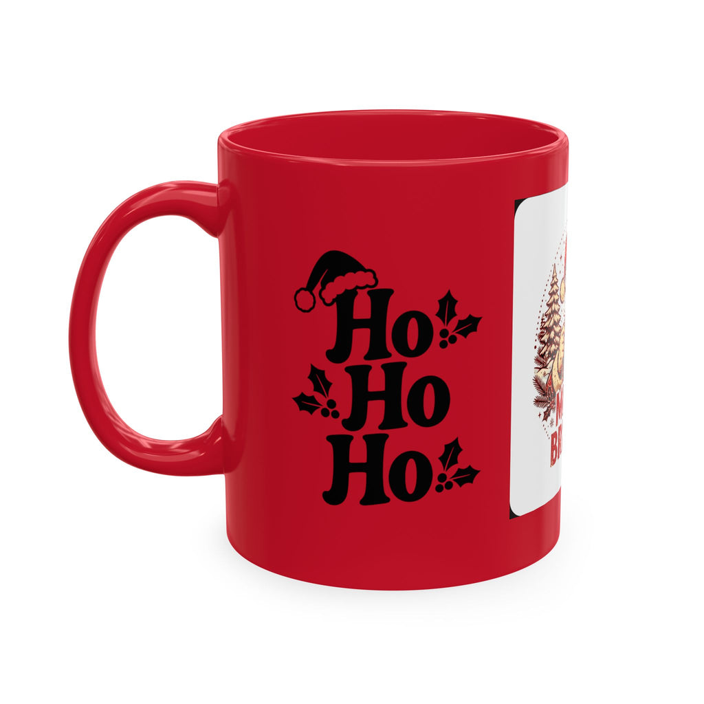 Merry & Bright AF Christmas Santa Ceramic Mug