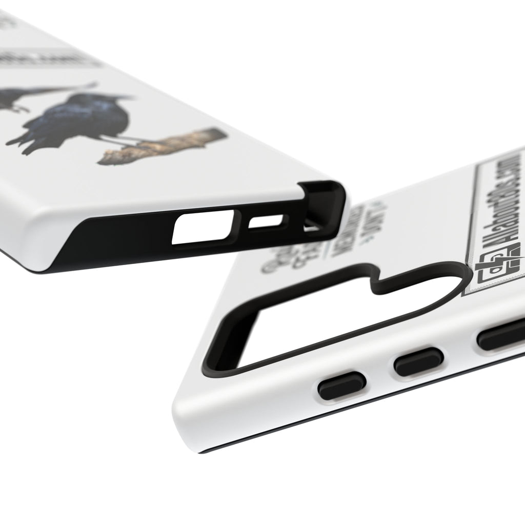 Raven Flight Phone Case — Protective iPhone Case with Black Crow Design