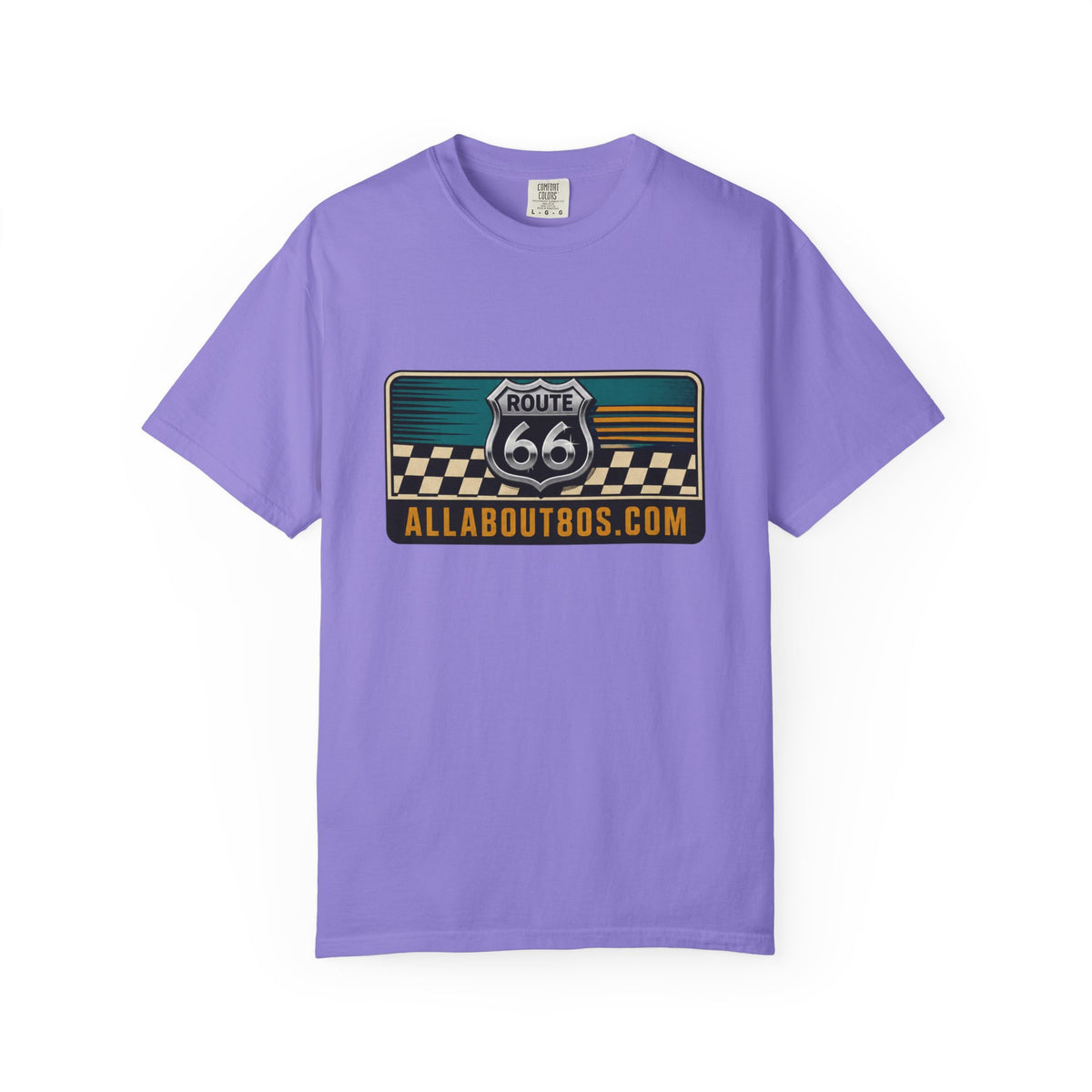 Route 66 Vintage Logo T-Shirt — AllAbout80s.com Graphic Tee