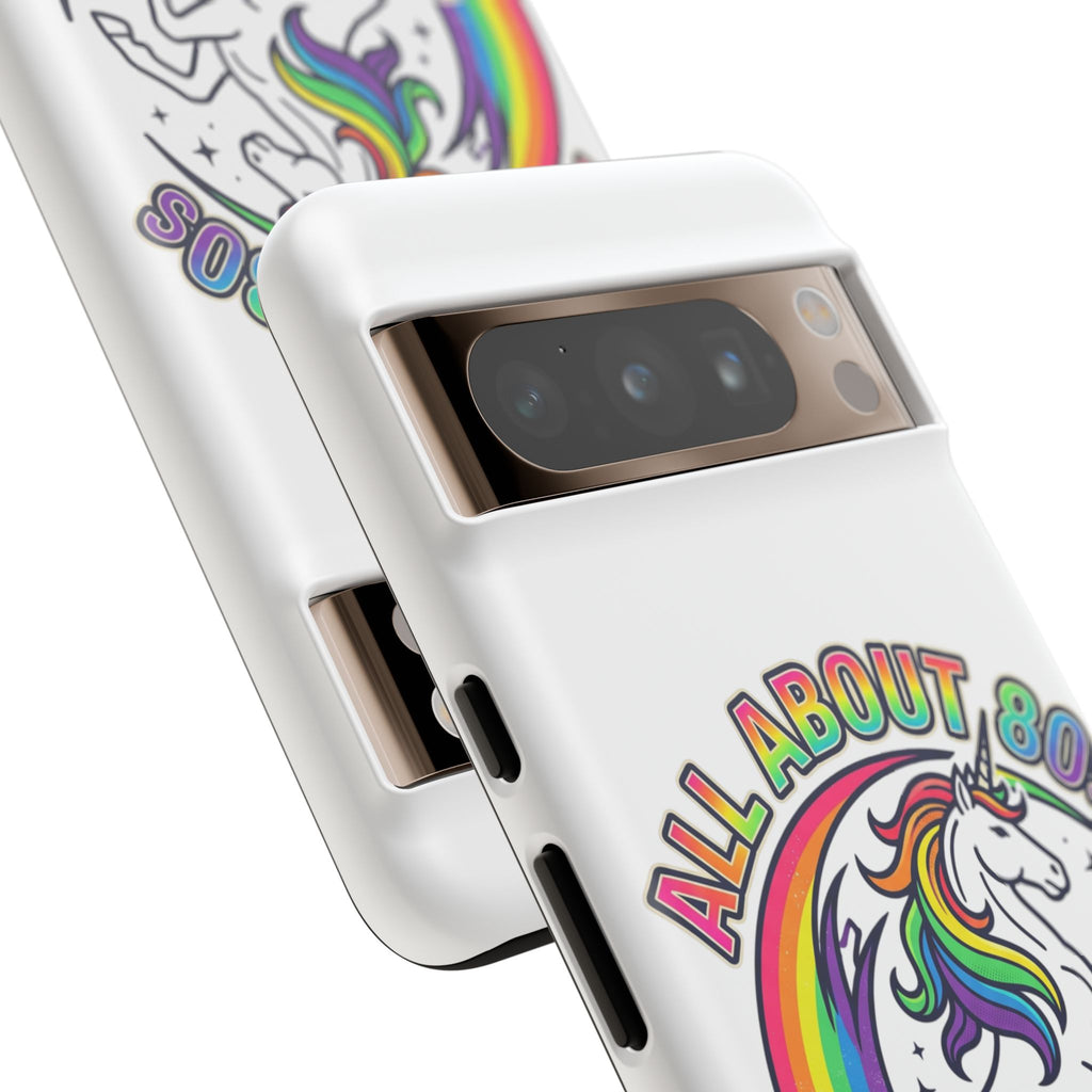 All About 80s Rainbow Unicorn Phone Case