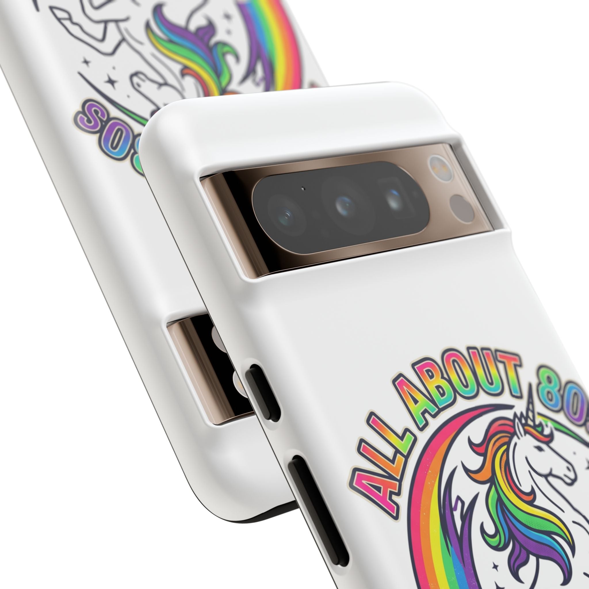 All About 80s Rainbow Unicorn Phone Case