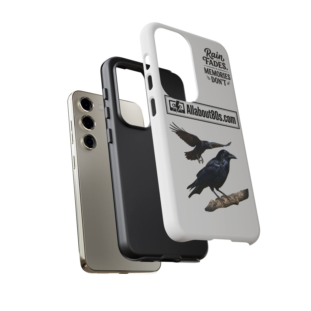 Raven Flight Phone Case — Protective iPhone Case with Black Crow Design