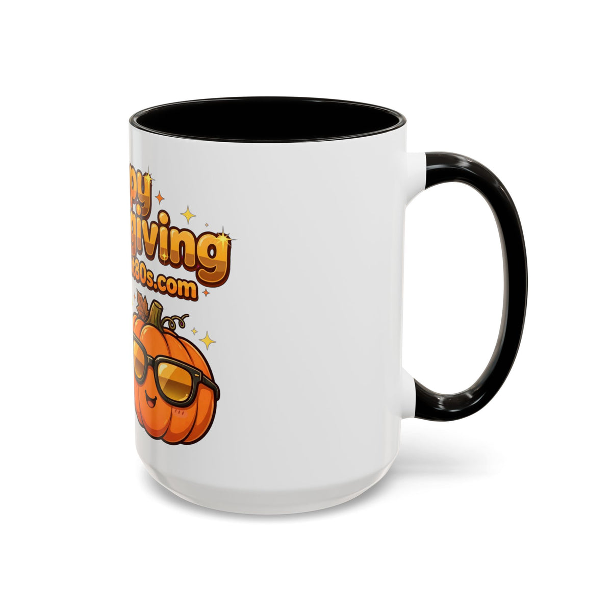 Happy Thanksgiving Pumpkin & Scarecrow Mug – Festive Fall Coffee Cup (11oz, 15oz)