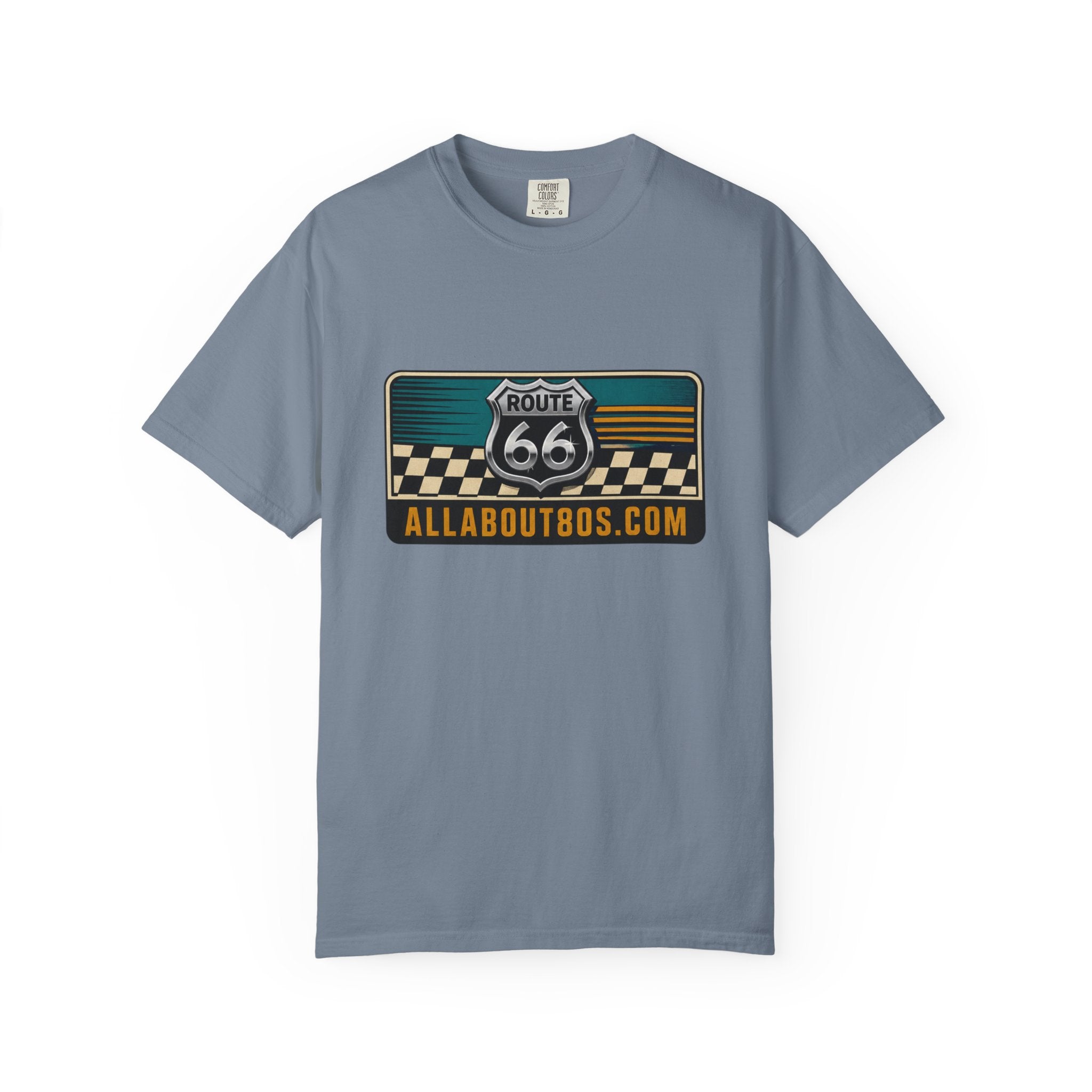 Route 66 Vintage Logo T-Shirt — AllAbout80s.com Graphic Tee