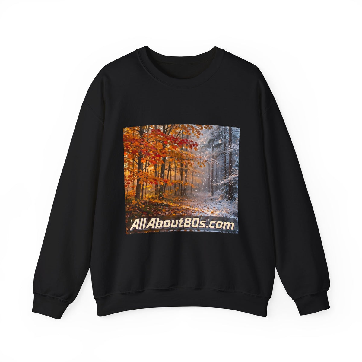 AllAbout80s Autumn Forest Crewneck Sweatshirt