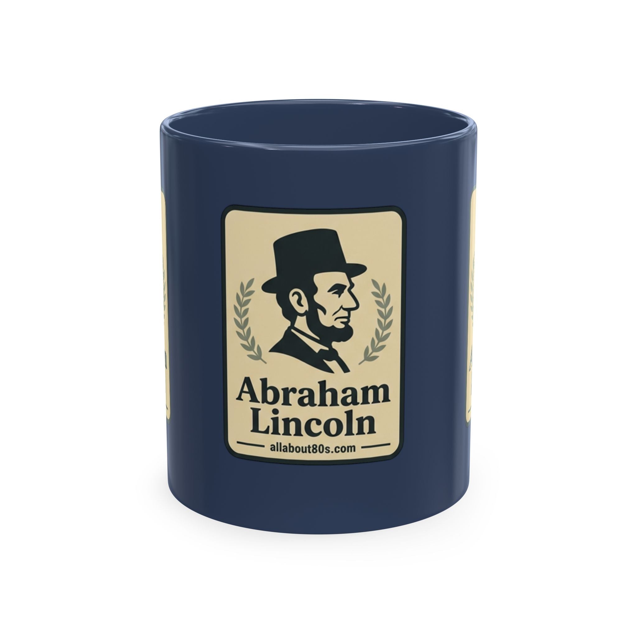 Abraham Lincoln Ceramic Mug – Vintage Portrait Political History Coffee Cup