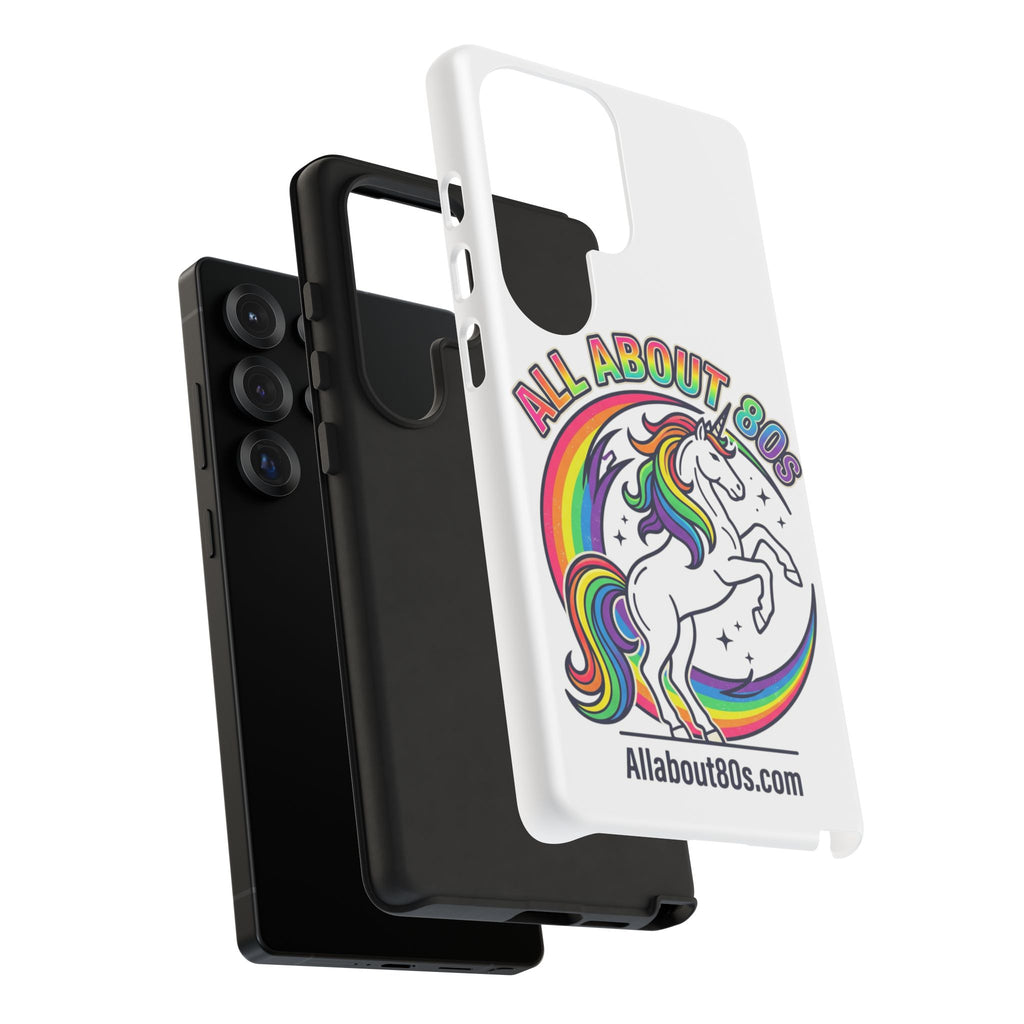All About 80s Rainbow Unicorn Phone Case