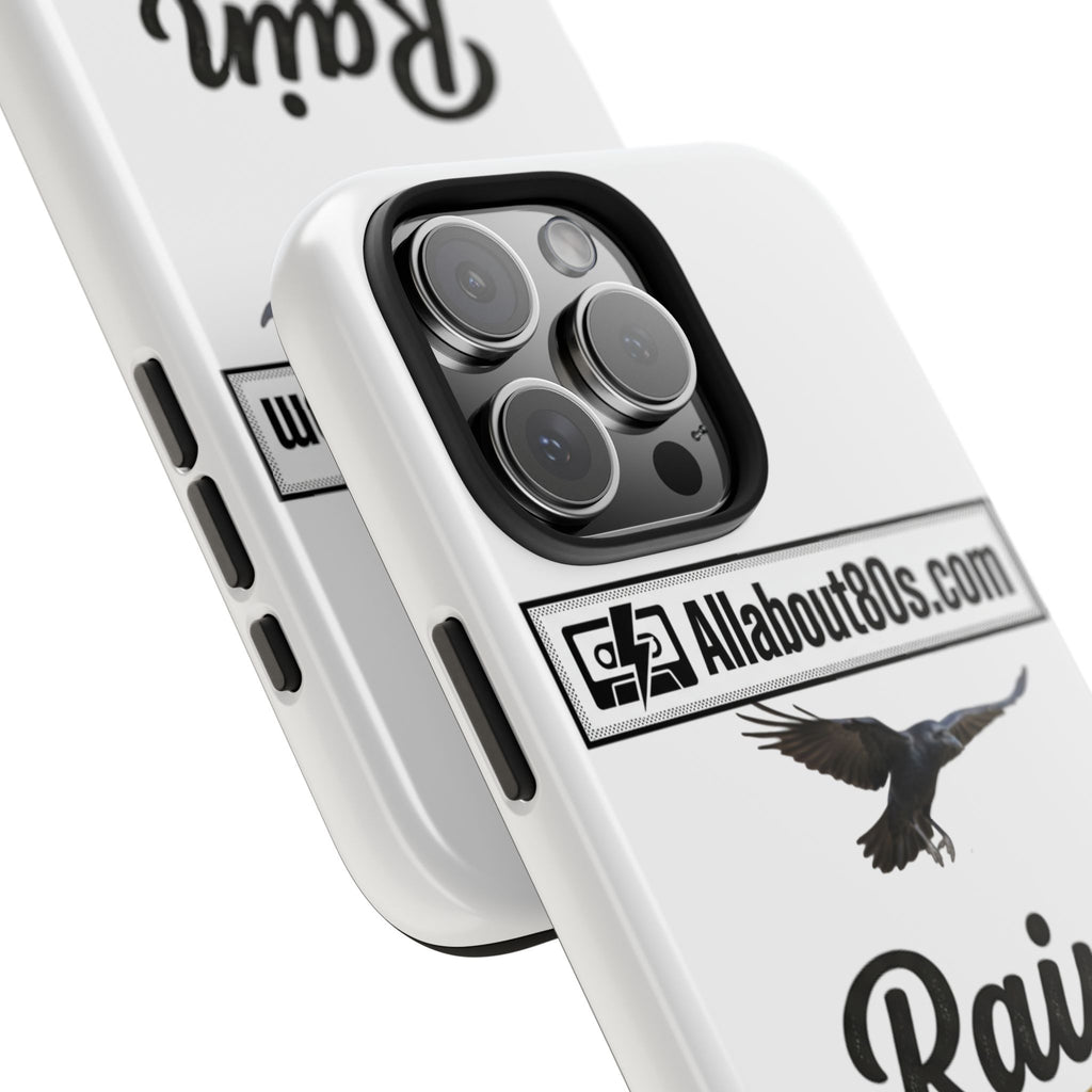 Tough Phone Case — "Rain Fades. Memories Don't" Raven Phone Cover, Protective iPhone Case