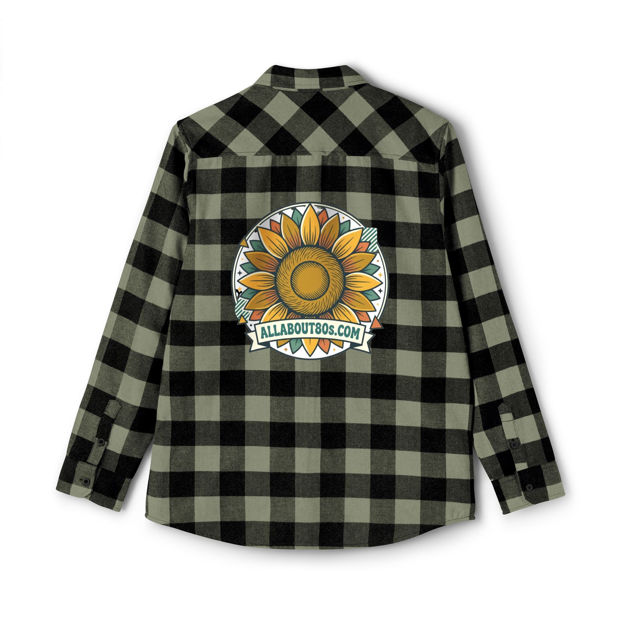 Black & White Buffalo Plaid Flannel Shirt