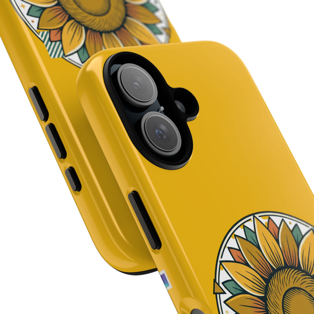 Sunflower Logo Phone Case — AllAbout80s.com Yellow Protective Cover