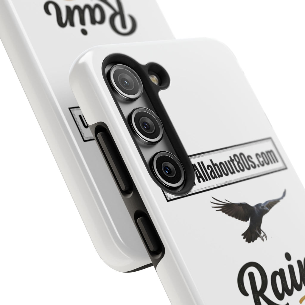 Tough Phone Case — "Rain Fades. Memories Don't" Raven Phone Cover, Protective iPhone Case