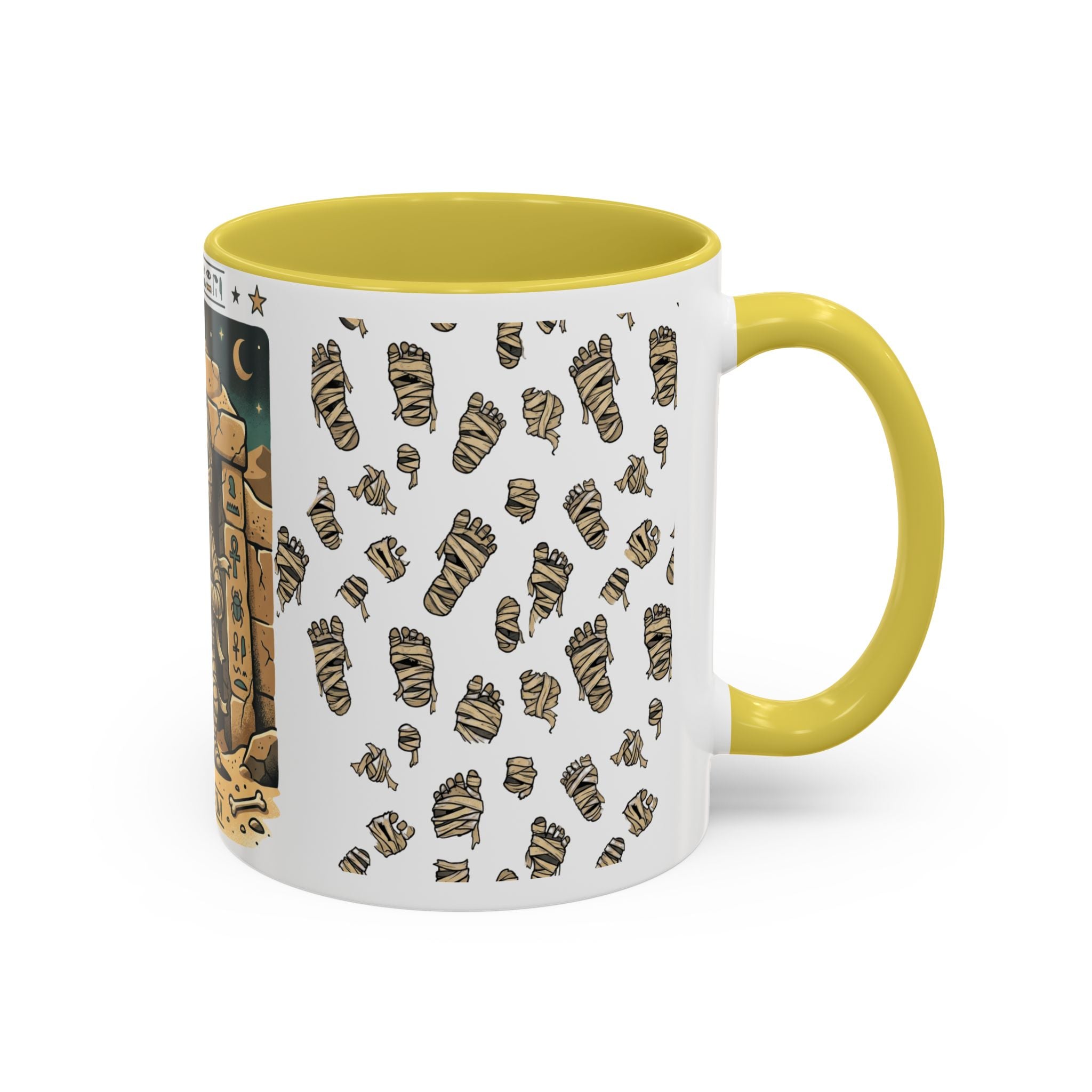 Mummy Mug – Cute Cartoon Egyptian Mummy Coffee Cup (11oz & 15oz)