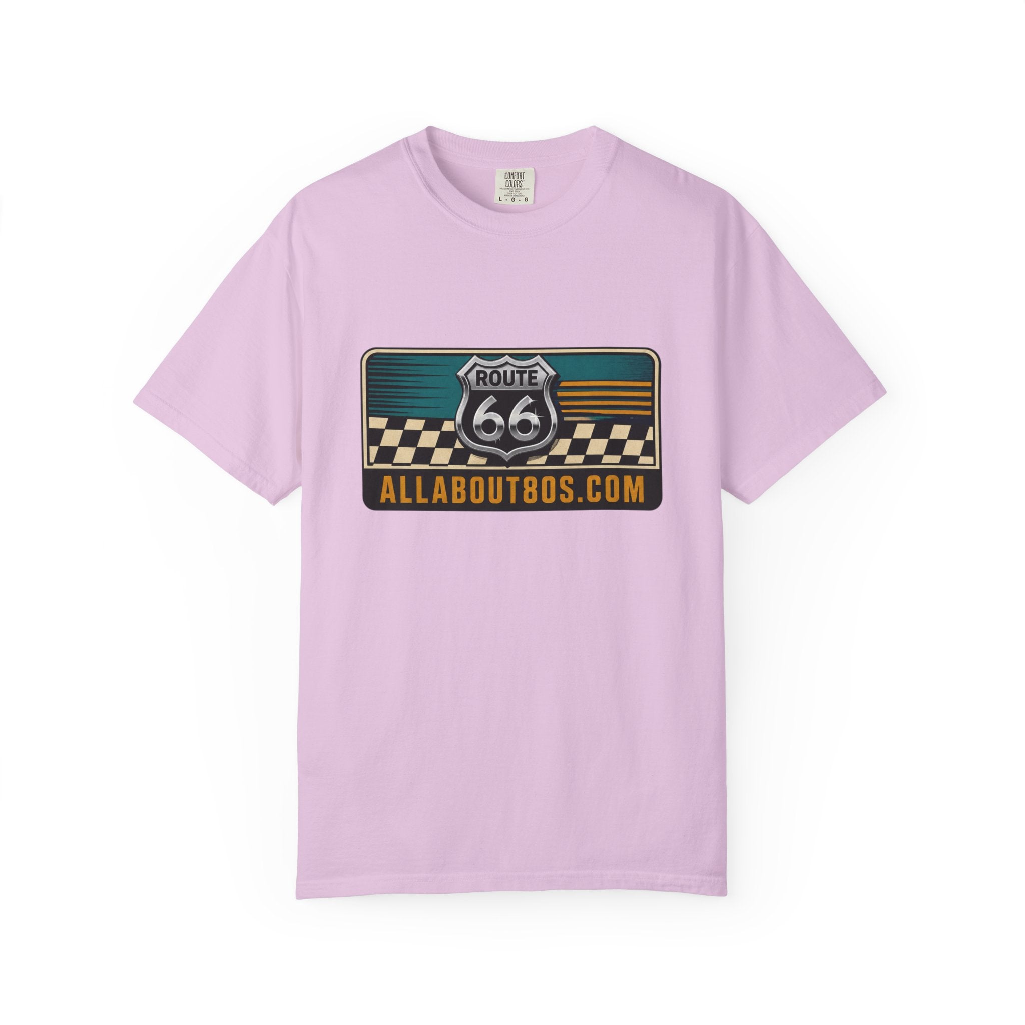 Route 66 Vintage Logo T-Shirt — AllAbout80s.com Graphic Tee