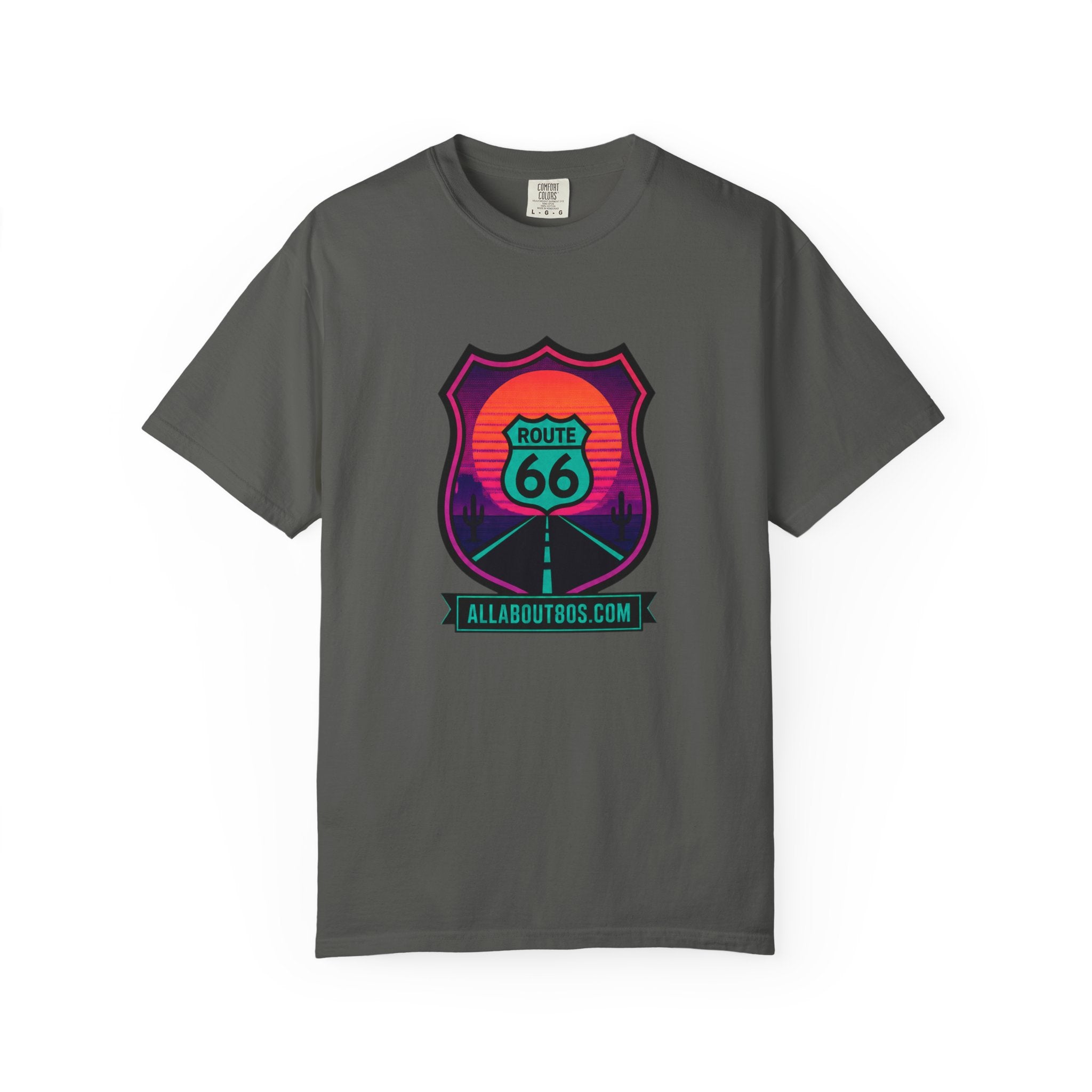 Route 66 Sunset T‑Shirt — Retro Roadtrip Graphic Tee
