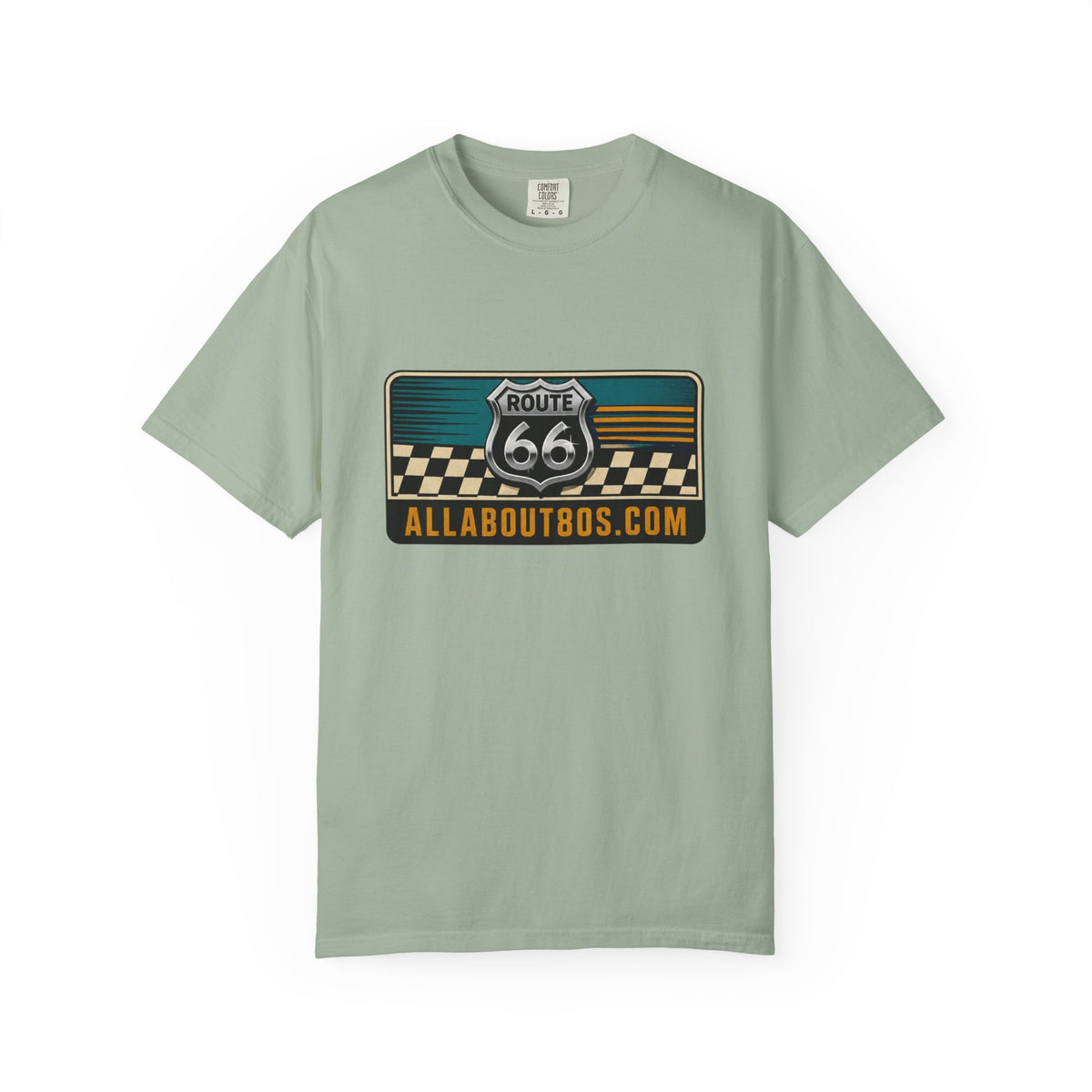 Route 66 Vintage Logo T-Shirt — AllAbout80s.com Graphic Tee