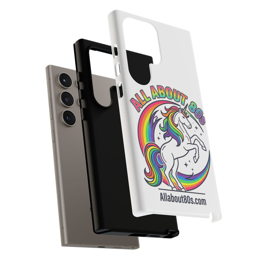 All About 80s Rainbow Unicorn Phone Case