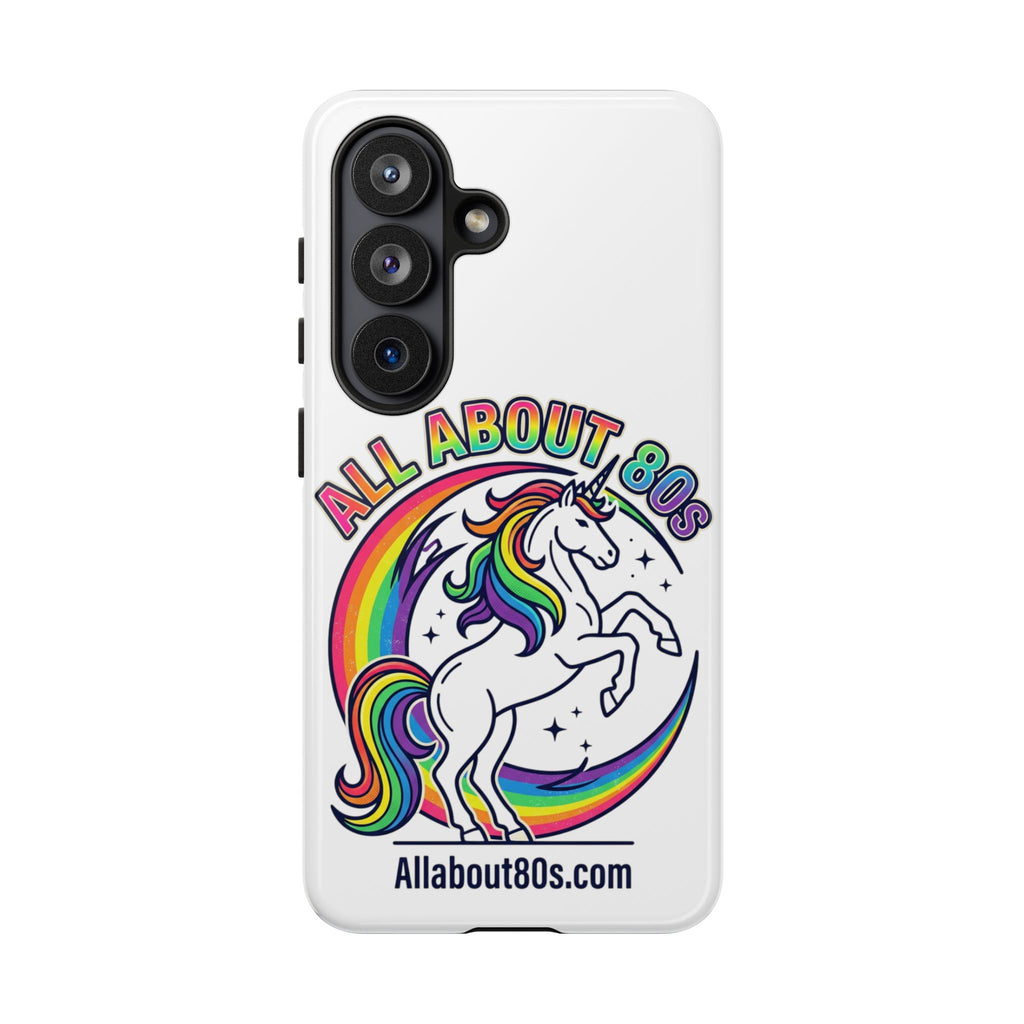 All About 80s Rainbow Unicorn Phone Case