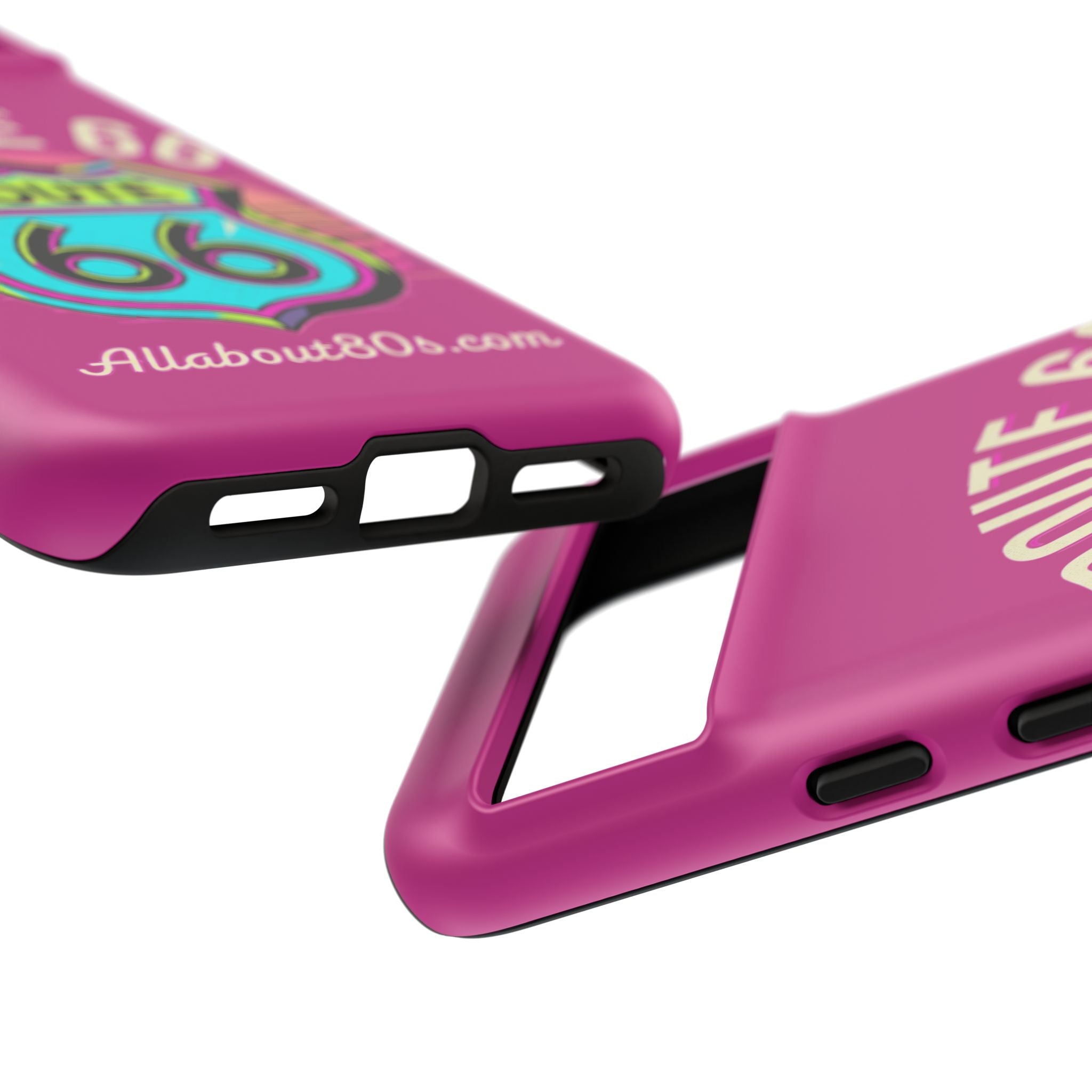 Route 66 Phone Case — Retro Neon Road Trip iPhone Cover