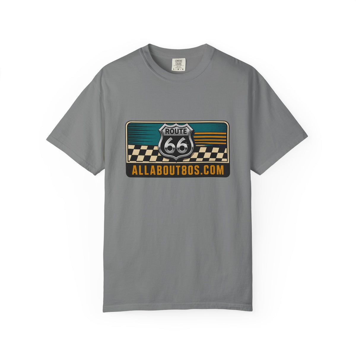 Route 66 Vintage Logo T-Shirt — AllAbout80s.com Graphic Tee