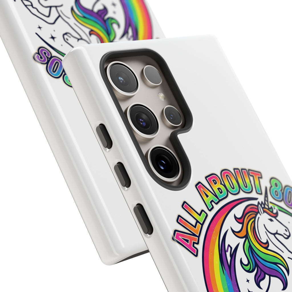 All About 80s Rainbow Unicorn Phone Case