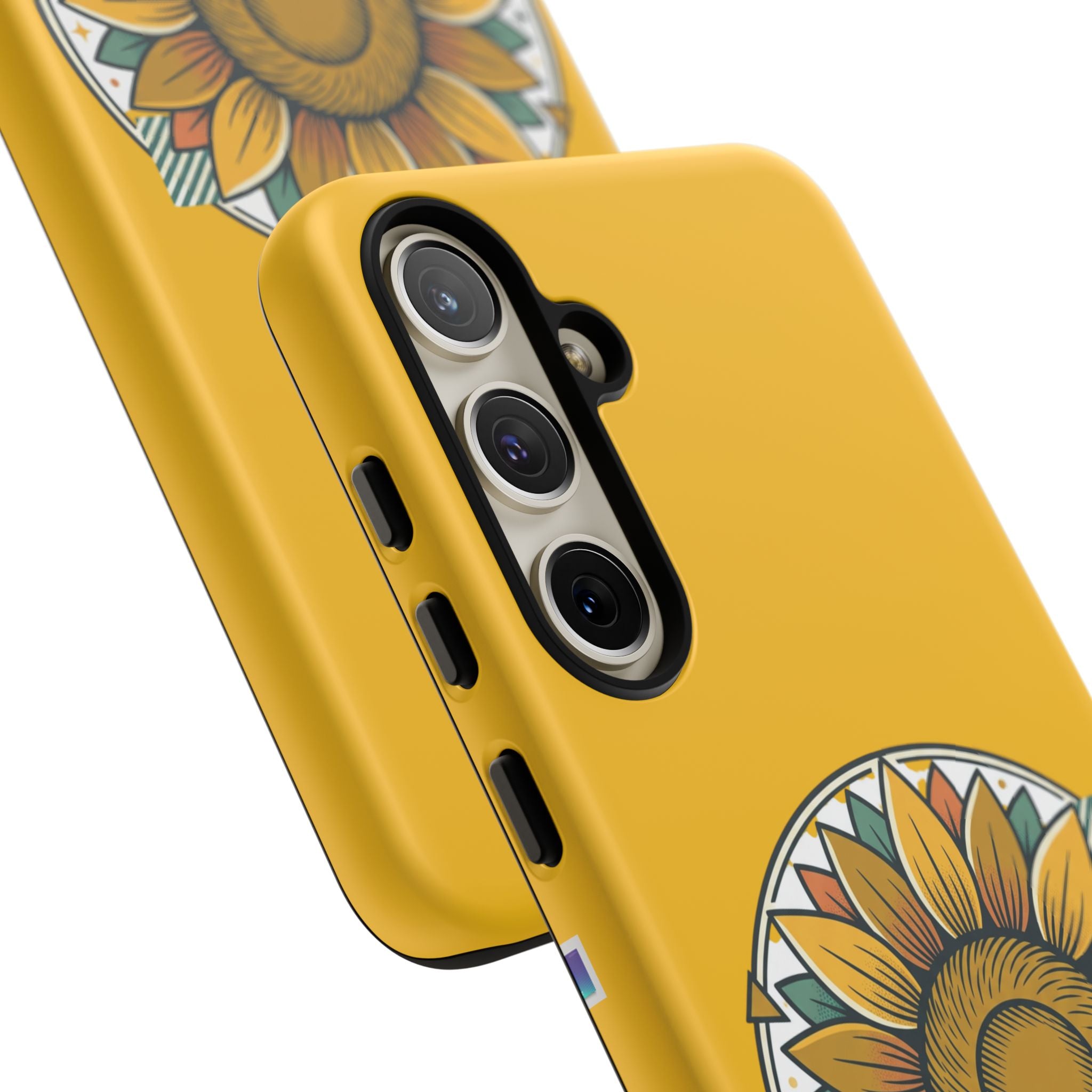 Sunflower Logo Phone Case — AllAbout80s.com Yellow Protective Cover