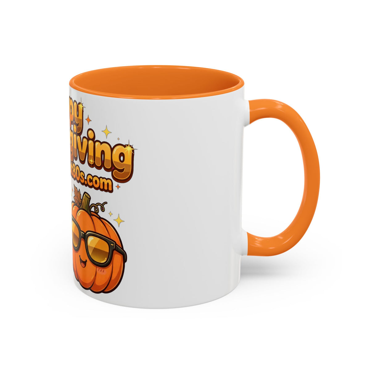 Happy Thanksgiving Pumpkin & Scarecrow Mug – Festive Fall Coffee Cup (11oz, 15oz)