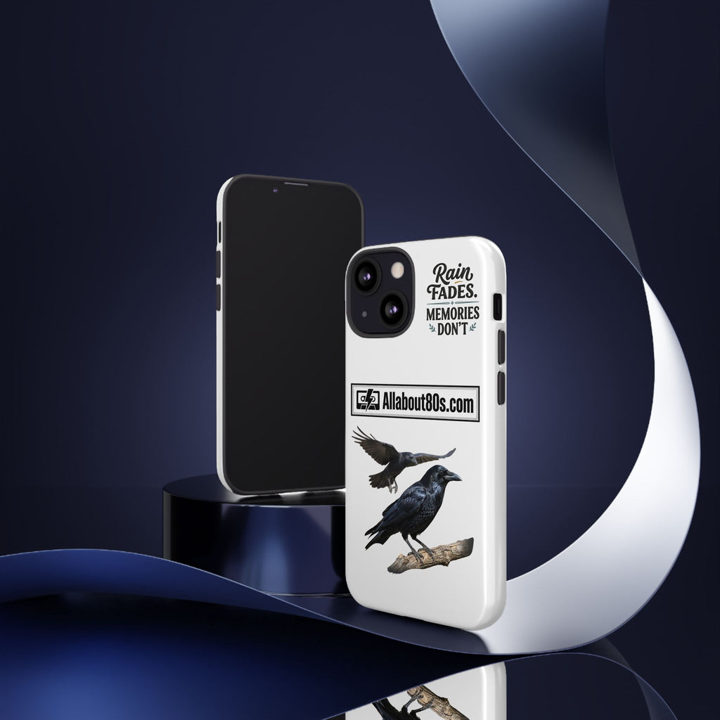 Raven Flight Phone Case — Protective iPhone Case with Black Crow Design
